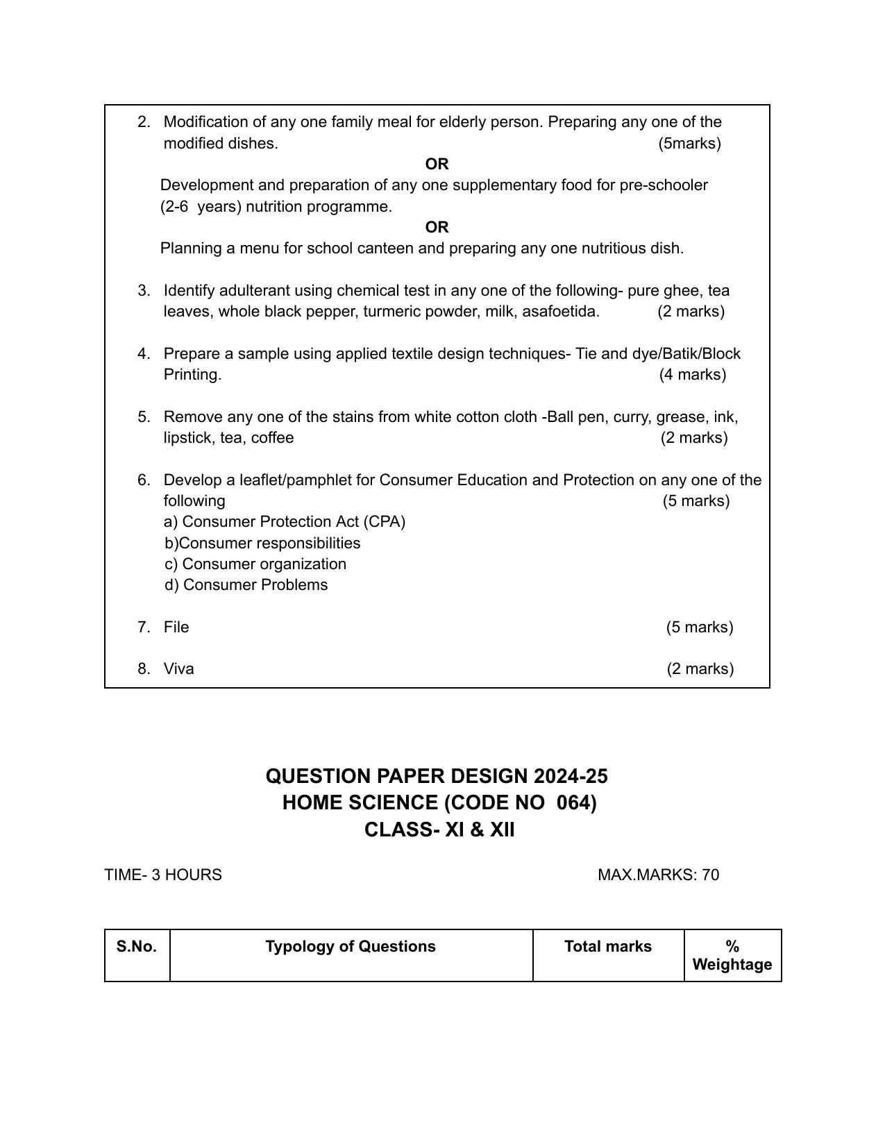Edudel Class 12 Home Science (English Medium) Syllabus 2025 - Page 9