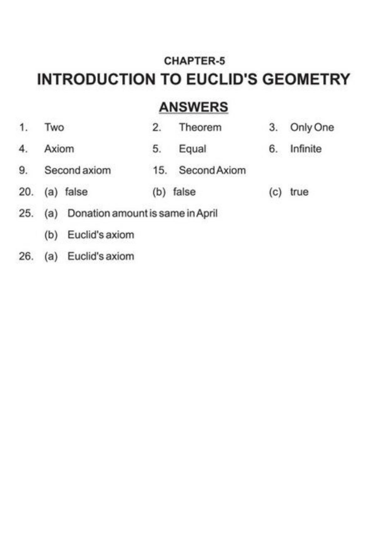 Class 9 Notes, Question & Practice Paper - Mathematics (Topic 5 : Euclid's Geometry) - Page 8