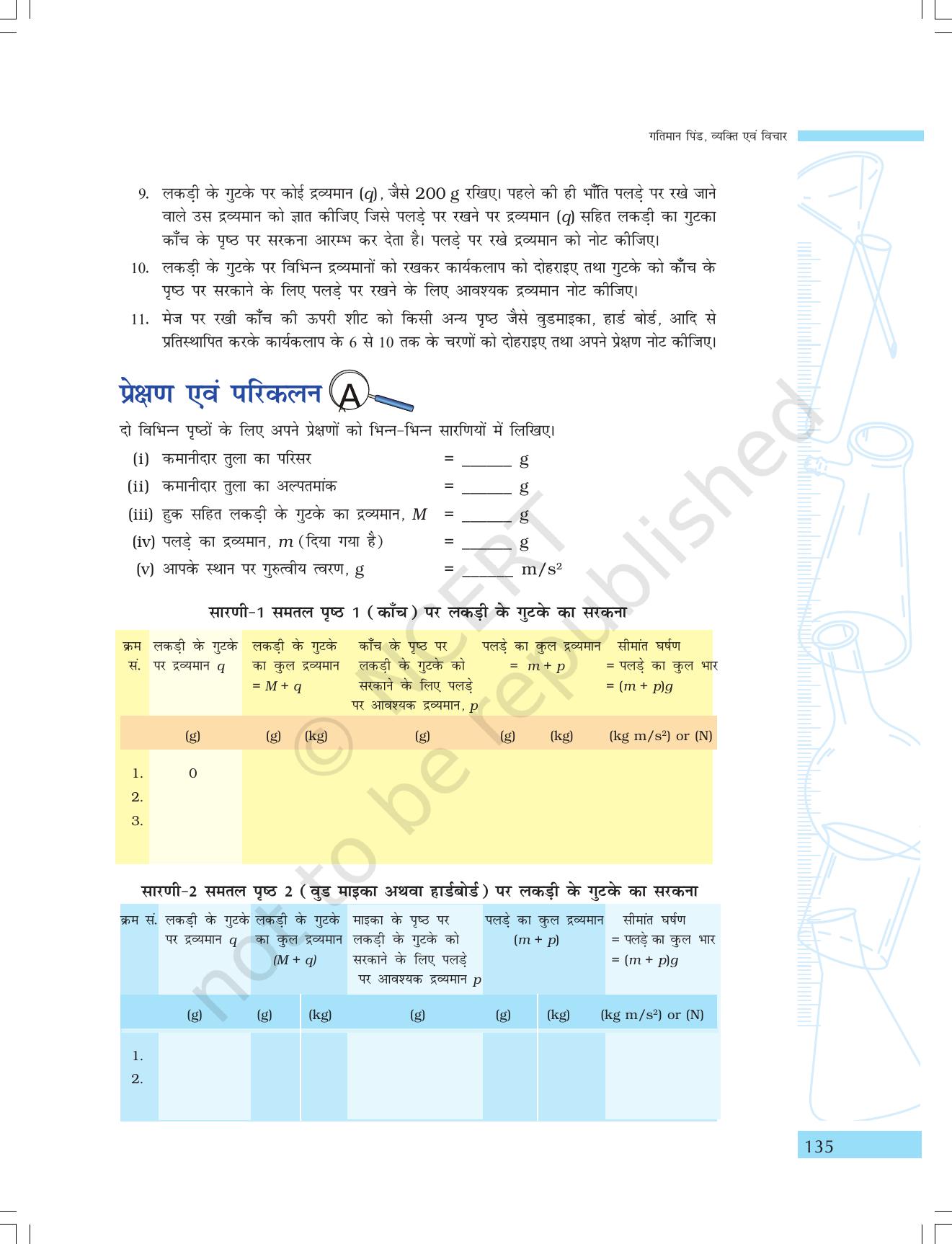 NCERT Laboratory Manuals for Class IX विज्ञान - गतिमान वस्तुएं, व्यक्ति एवं विचार - Page 19