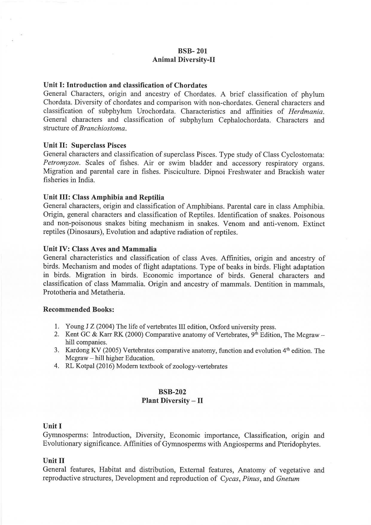 JMI Entrance Exam M29M.Sc. (Biosciences) Syllabus IndCareer Docs