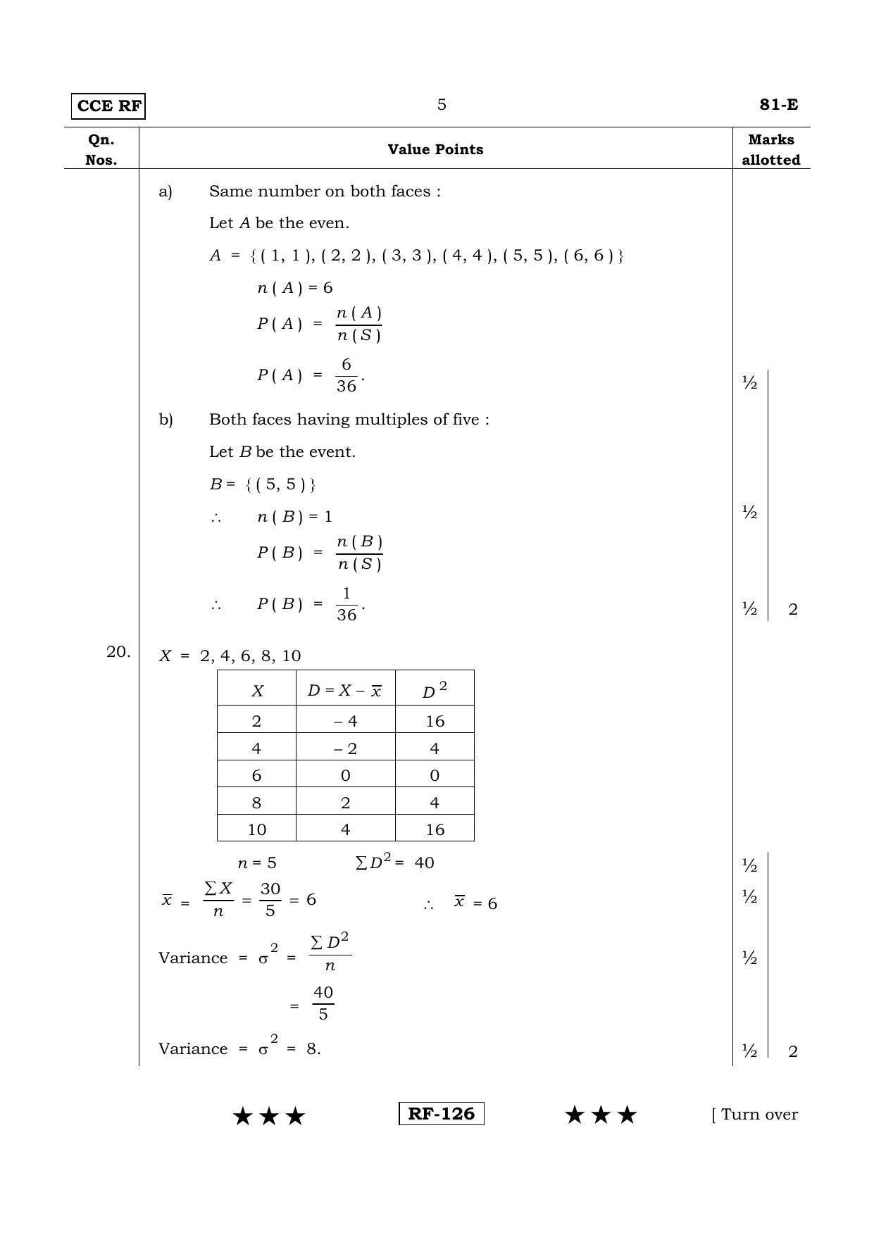Karnataka SSLC Maths - ENGLISH (81-E- RF_m1) April 2015 Question Paper - Page 5