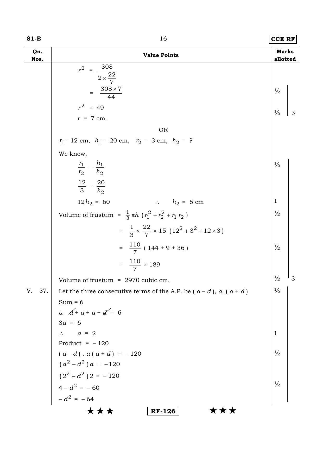 Karnataka SSLC Maths - ENGLISH (81-E- RF_m1) April 2015 Question Paper - Page 16