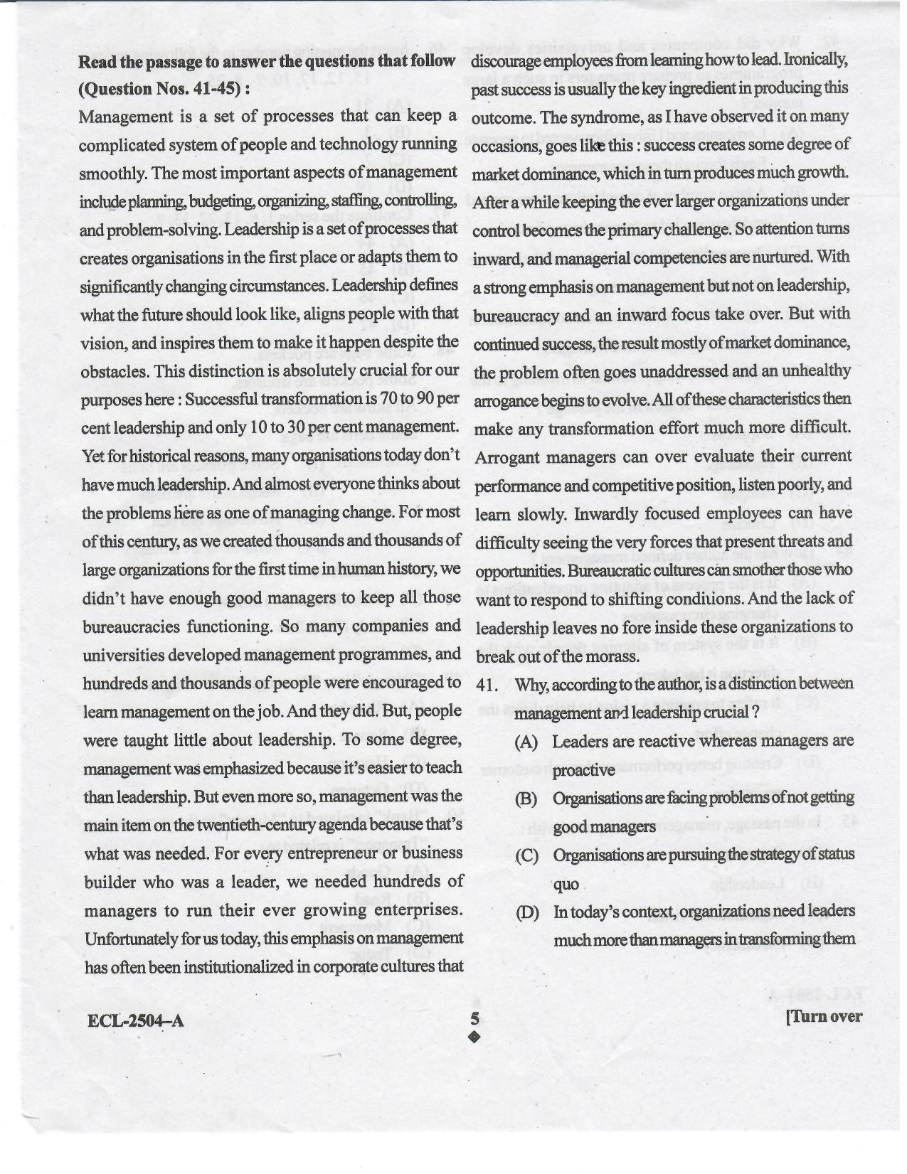 KUET 2024 BA LLB Question Paper - Page 32
