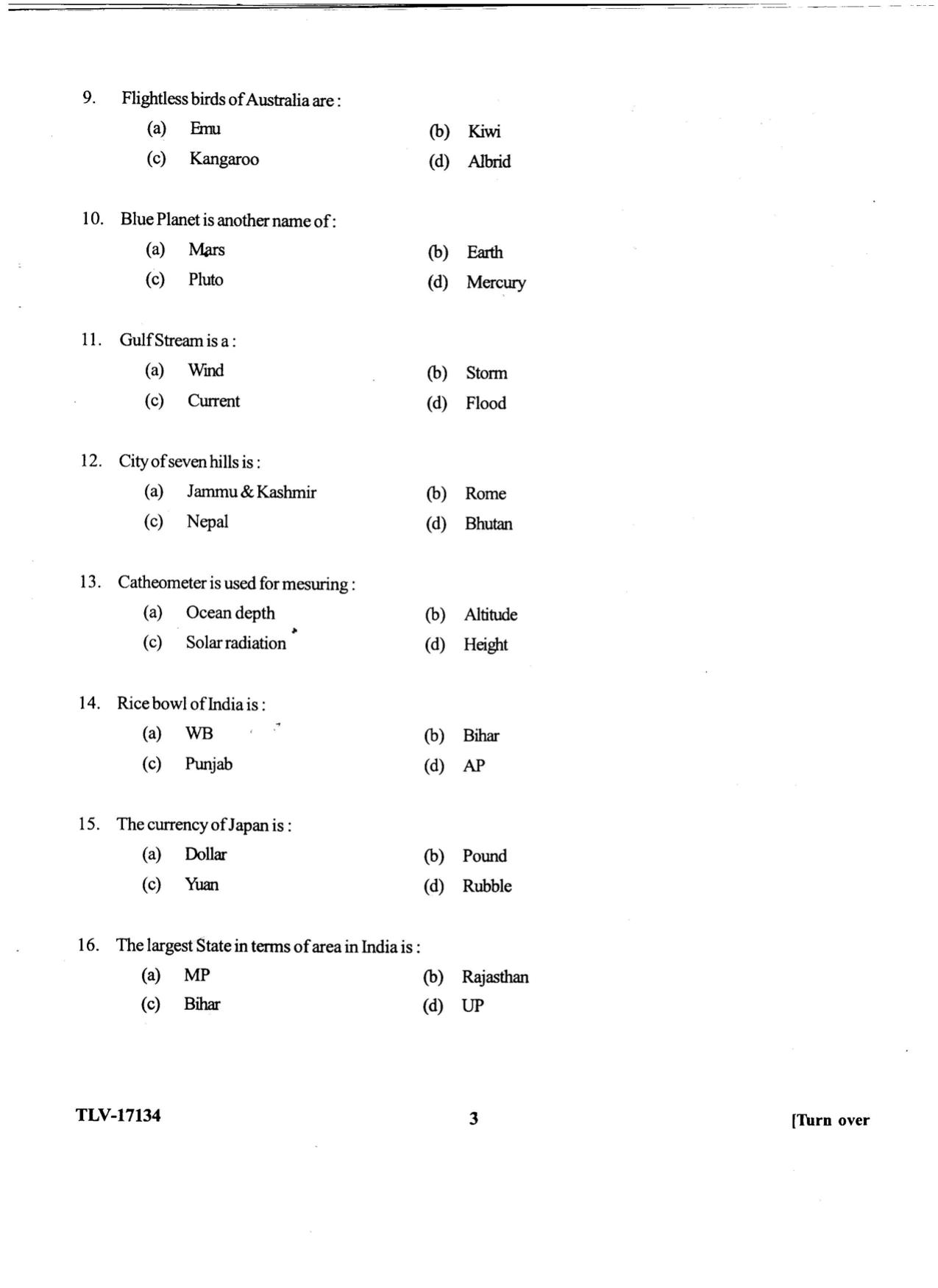 KUET 2024 BA LLB Question Paper - Page 61