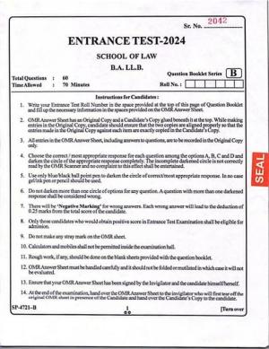 KUET 2024 BA LLB Question Paper