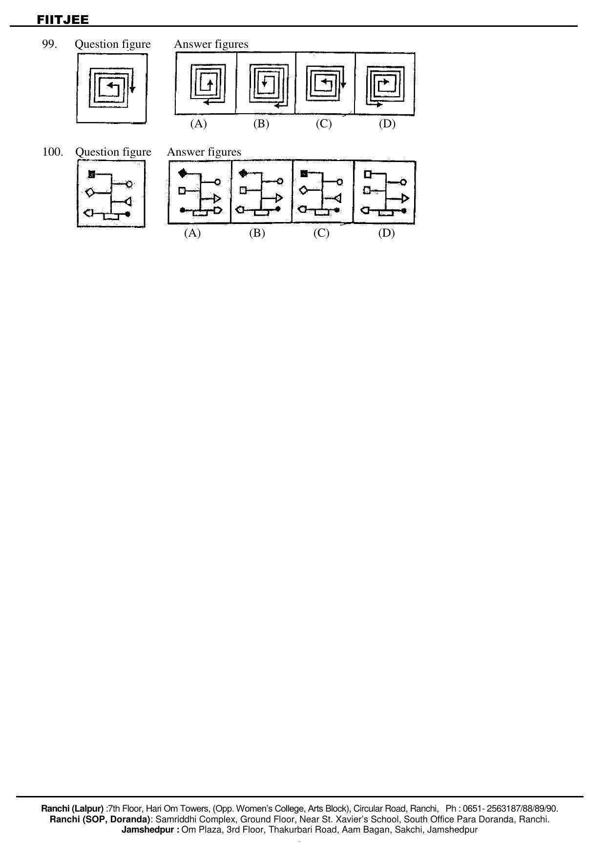 JAC NTSE (MAT & SAT) 2019-2020 Question Paper - Page 14