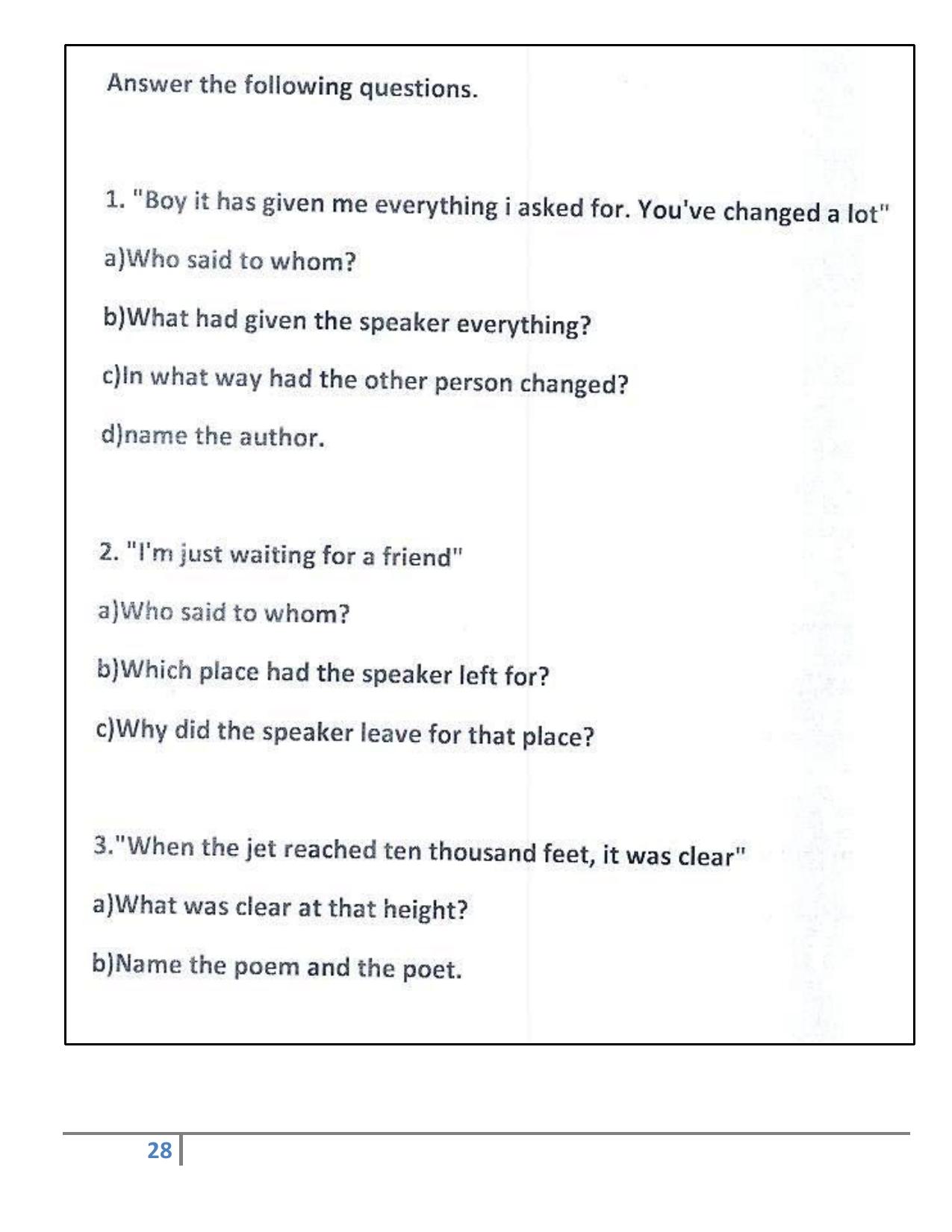 Worksheet for Class 4 English Assignment 147 - Page 6