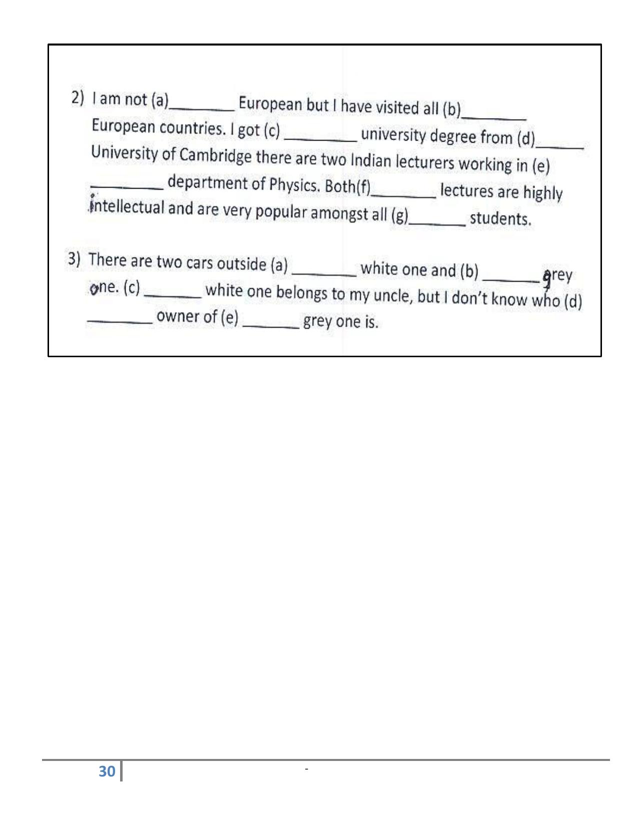 Worksheet for Class 4 English Assignment 147 - Page 8