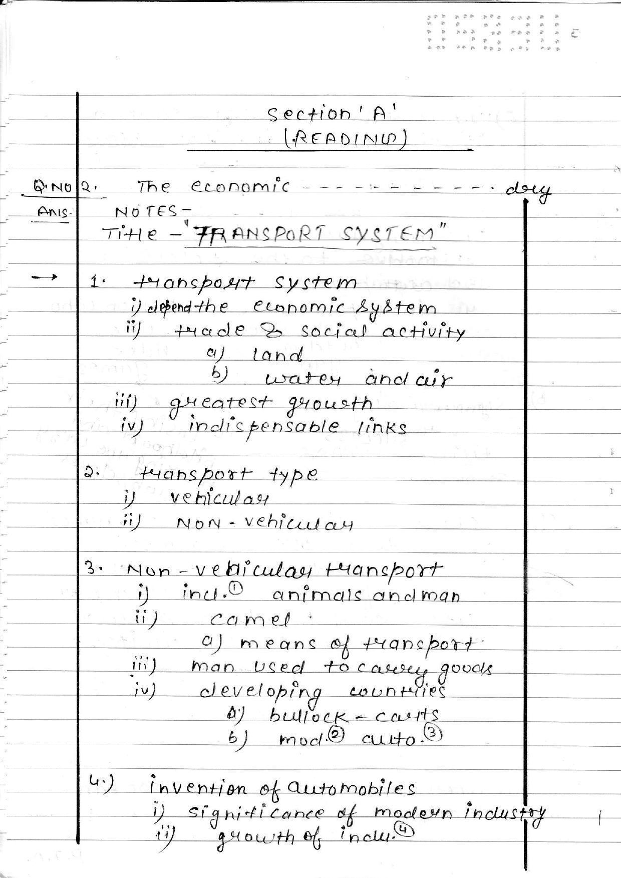 UBSE Class 12 English 2020 Toppers Answer Sheet - Page 19
