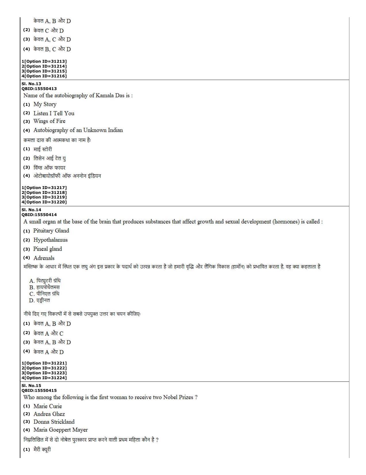 CUET (PG) 2022: PGQP-74 Textile Design (10-09-2022) Question Paper - Page 5