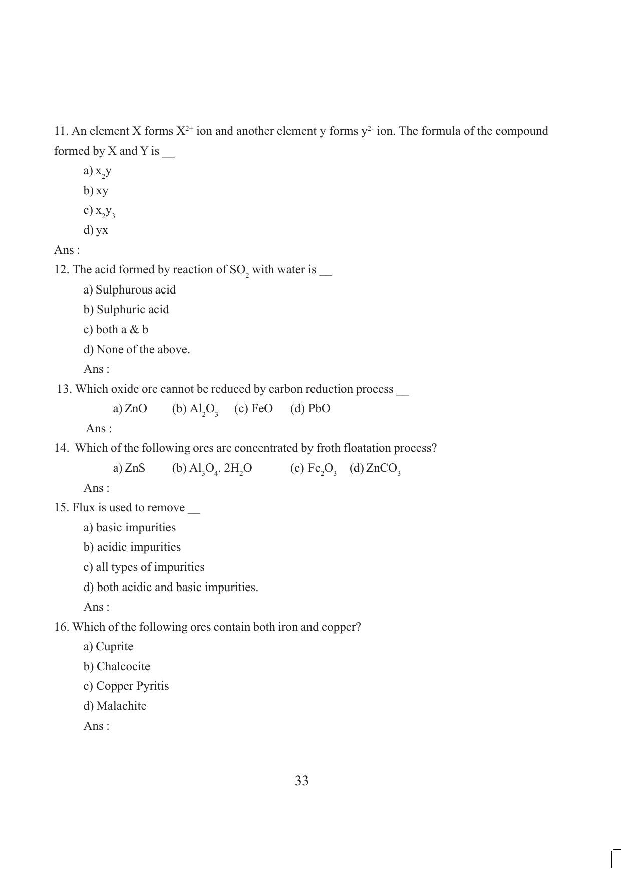 Tripura Board Class 10 Science English Version Workbooks - Page 39