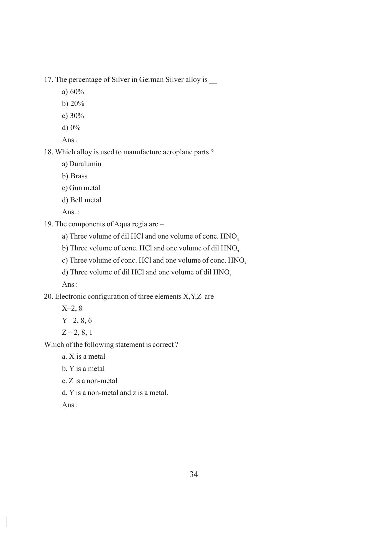 Tripura Board Class 10 Science English Version Workbooks - Page 40