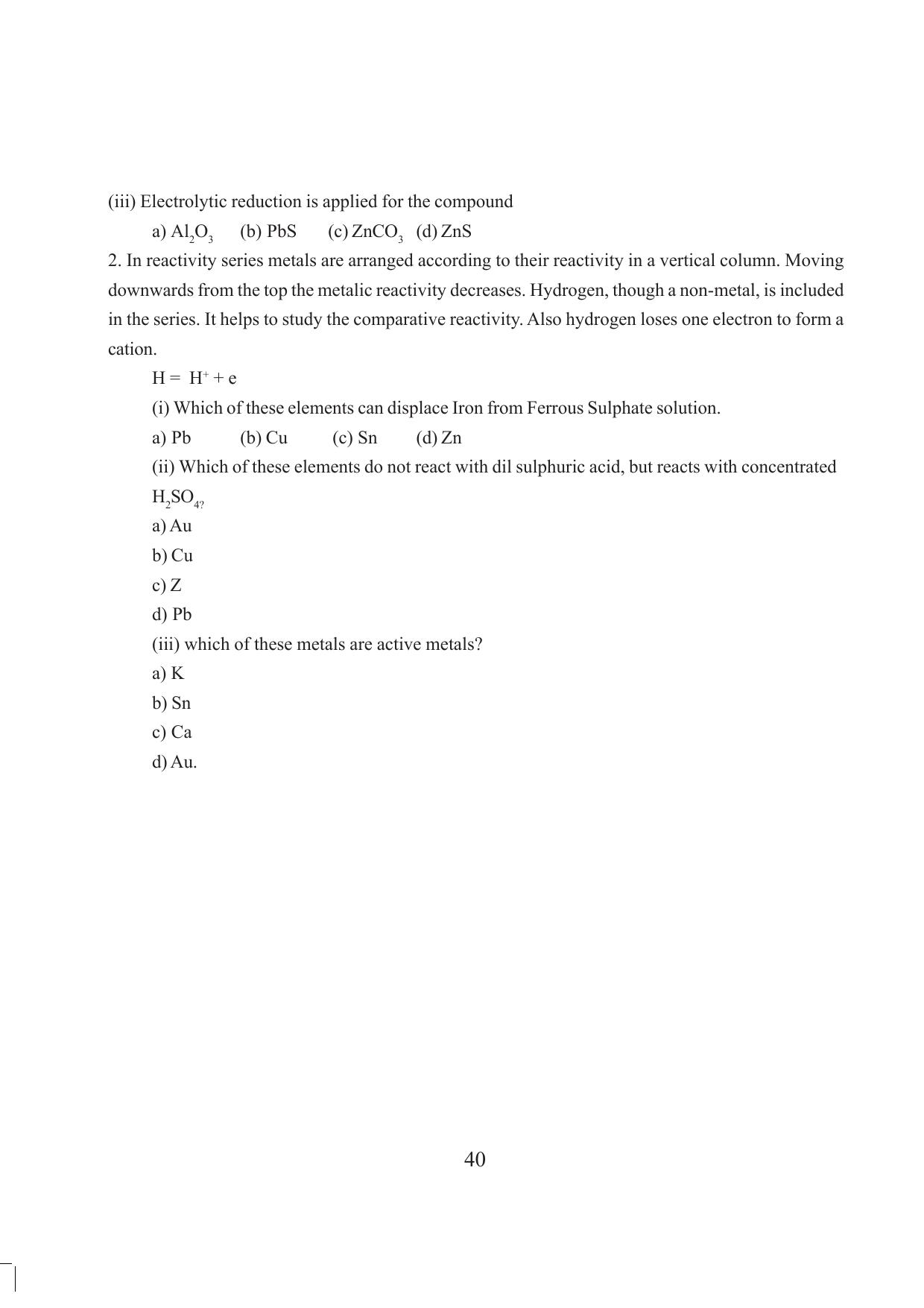 Tripura Board Class 10 Science English Version Workbooks - Page 46