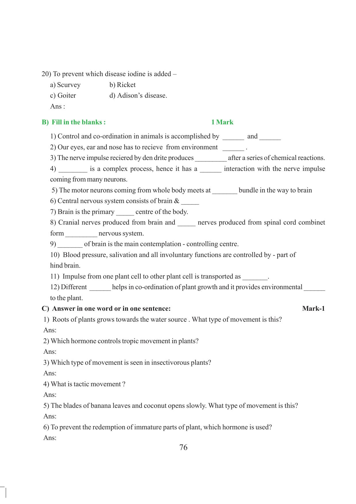 Tripura Board Class 10 Science English Version Workbooks - Page 82