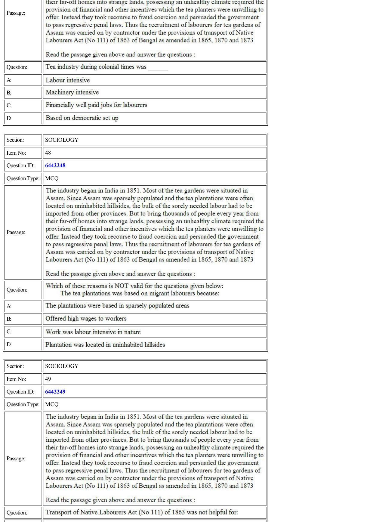 CUET 2022 Question Paper of Sociology - Page 15