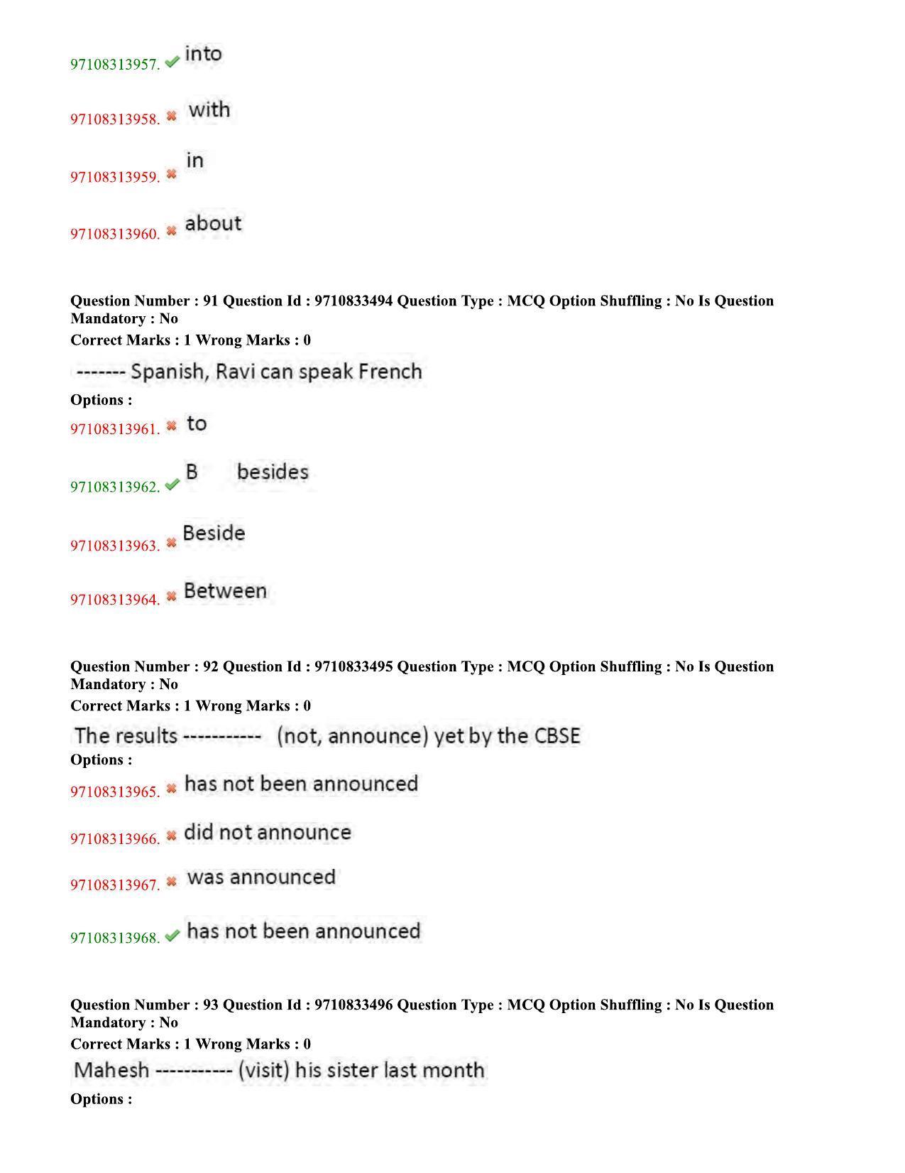 TS CPGET 2020 Master of Tourism Management (MTM) (Shift 1) Question Paper with Answer Key - Page 32