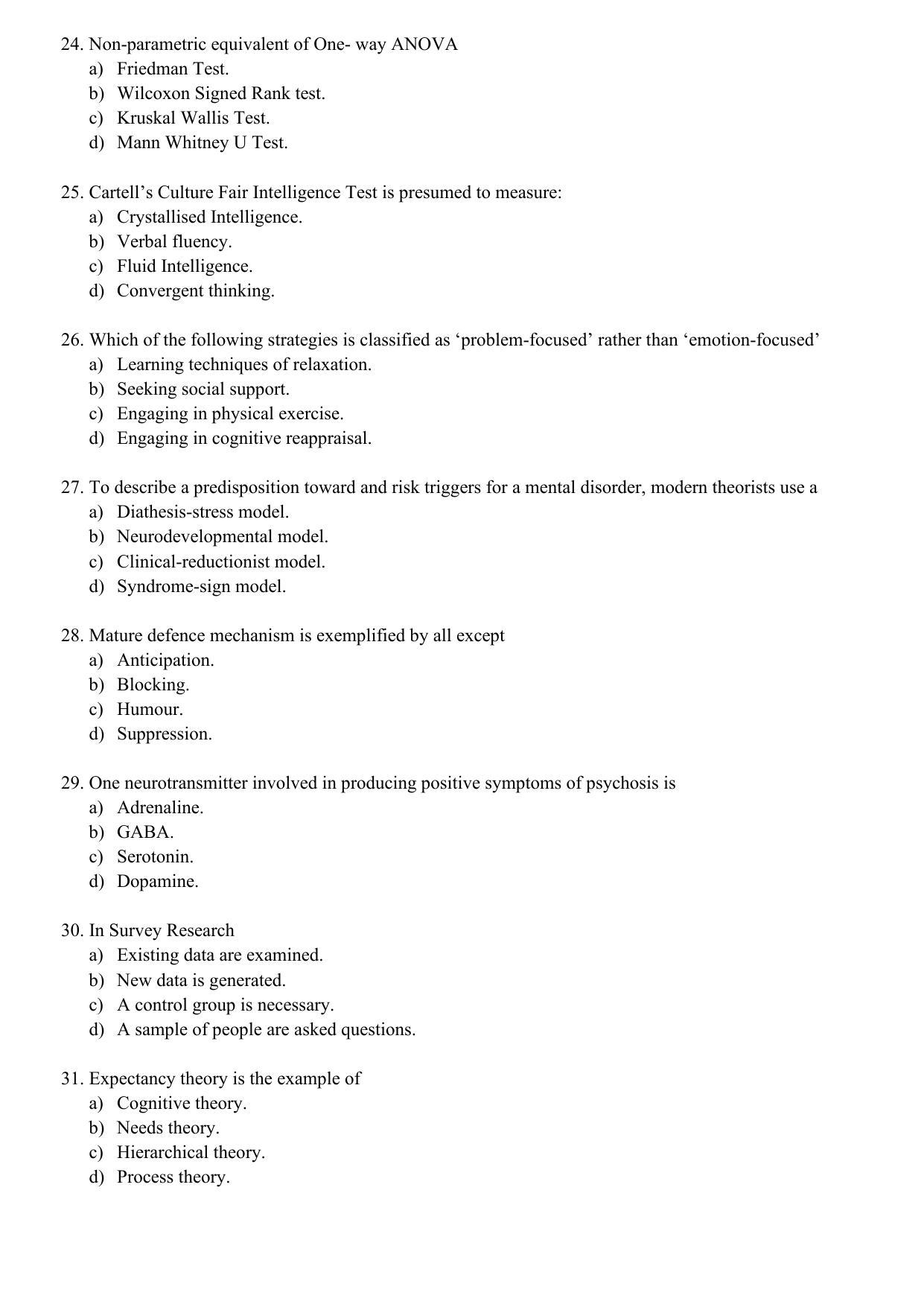WBJEEB JEMAS (PG) 2021 MPhil PSW Question Paper - Page 5