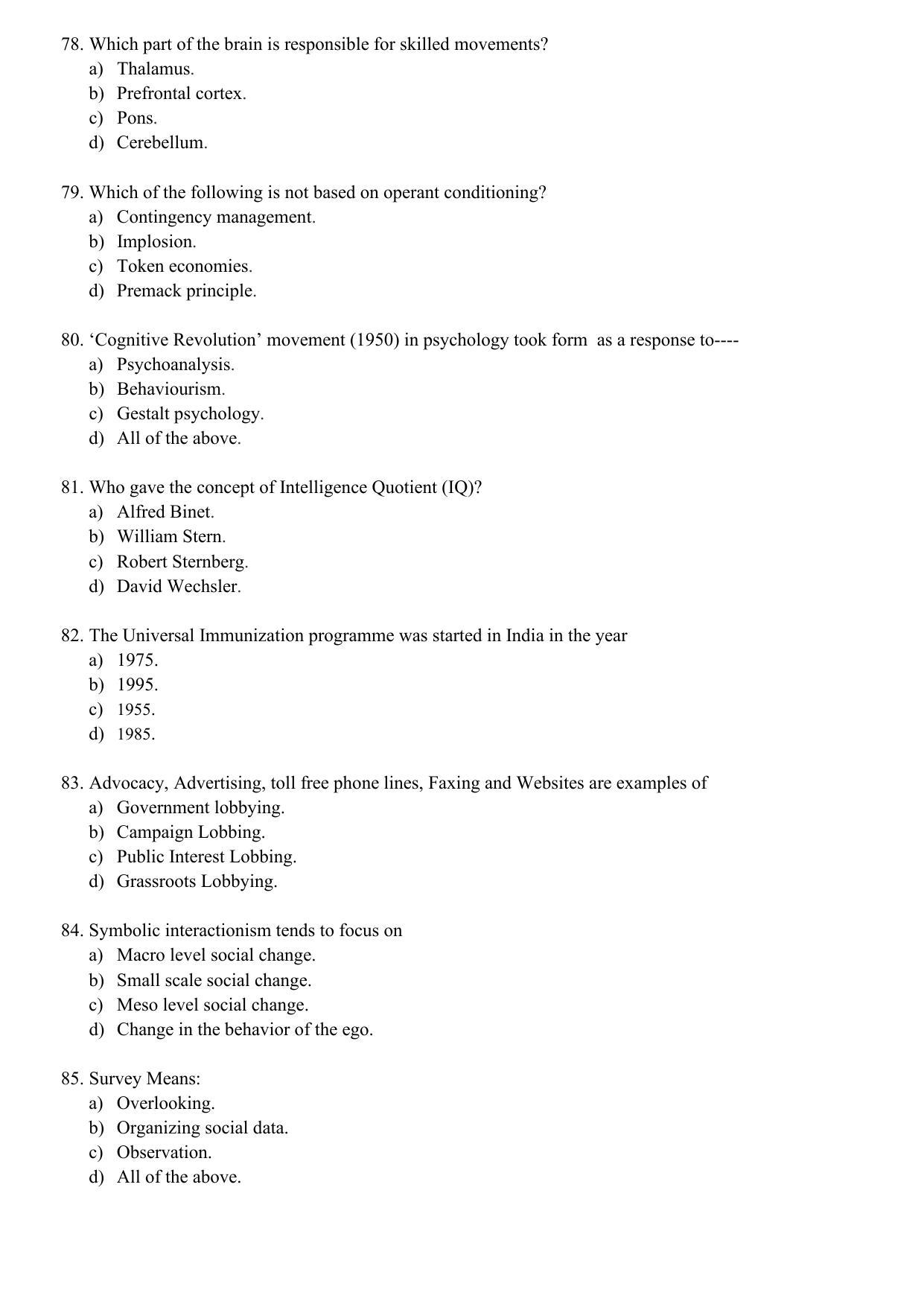 WBJEEB JEMAS (PG) 2021 MPhil PSW Question Paper - Page 12