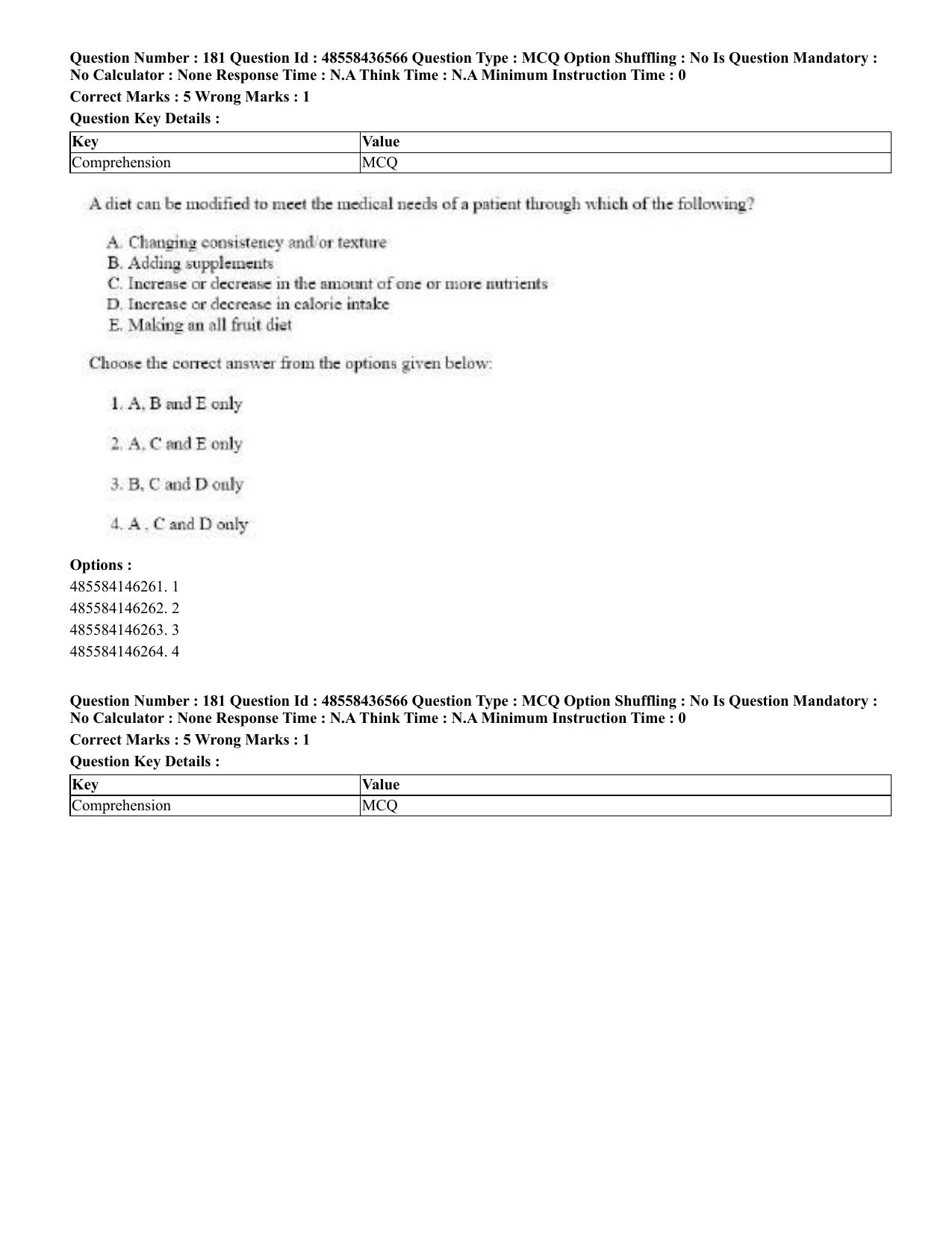 CUET 2023 English Kannada Shift 3 Question Papers - 22 June 2023 - Page 214