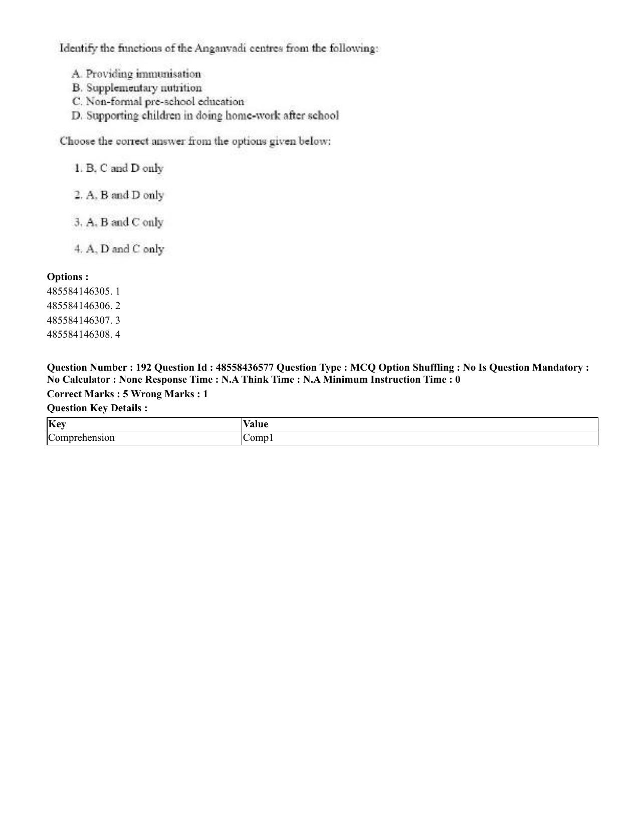 CUET 2023 English Kannada Shift 3 Question Papers - 22 June 2023 - Page 230