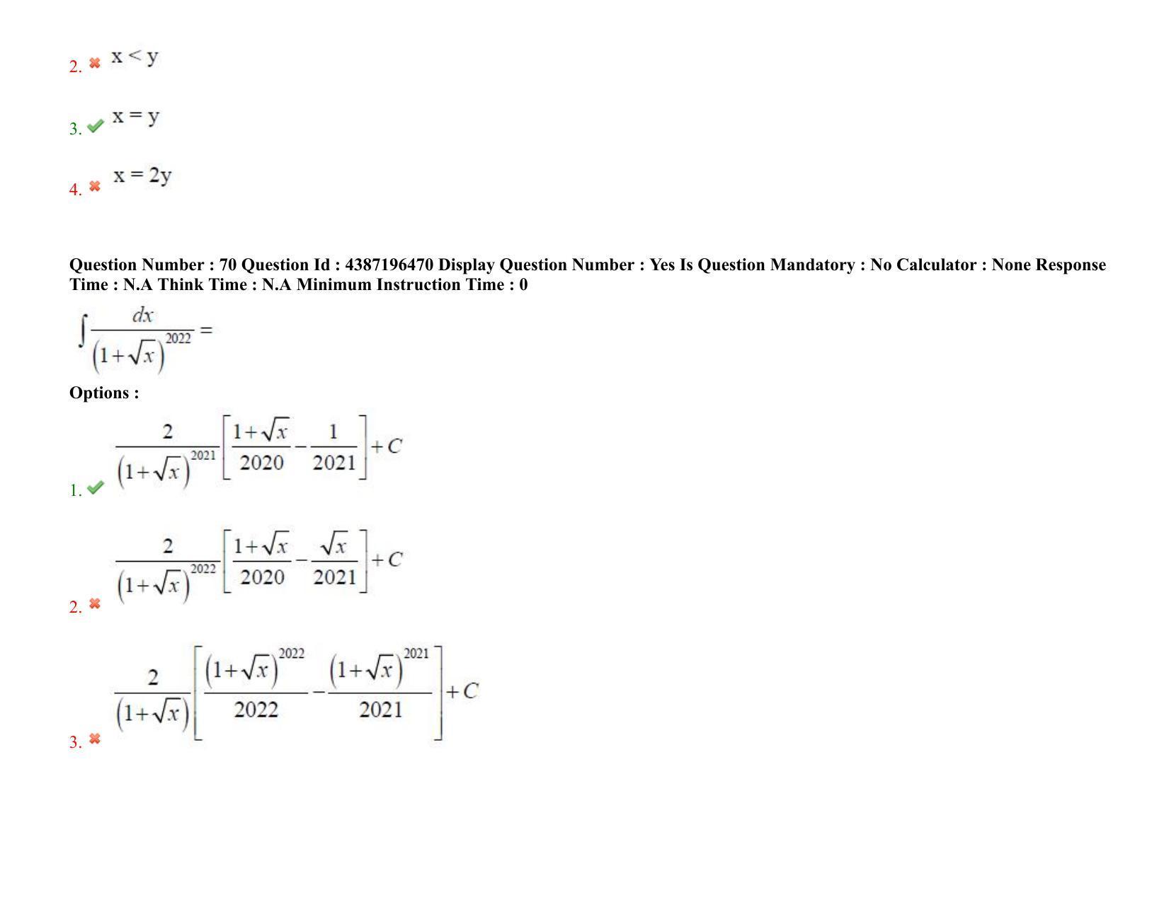 AP EAPCET 2022 - July 7, 2022 Shift 2 - Master Engineering Question Paper With Preliminary Keys - Page 50