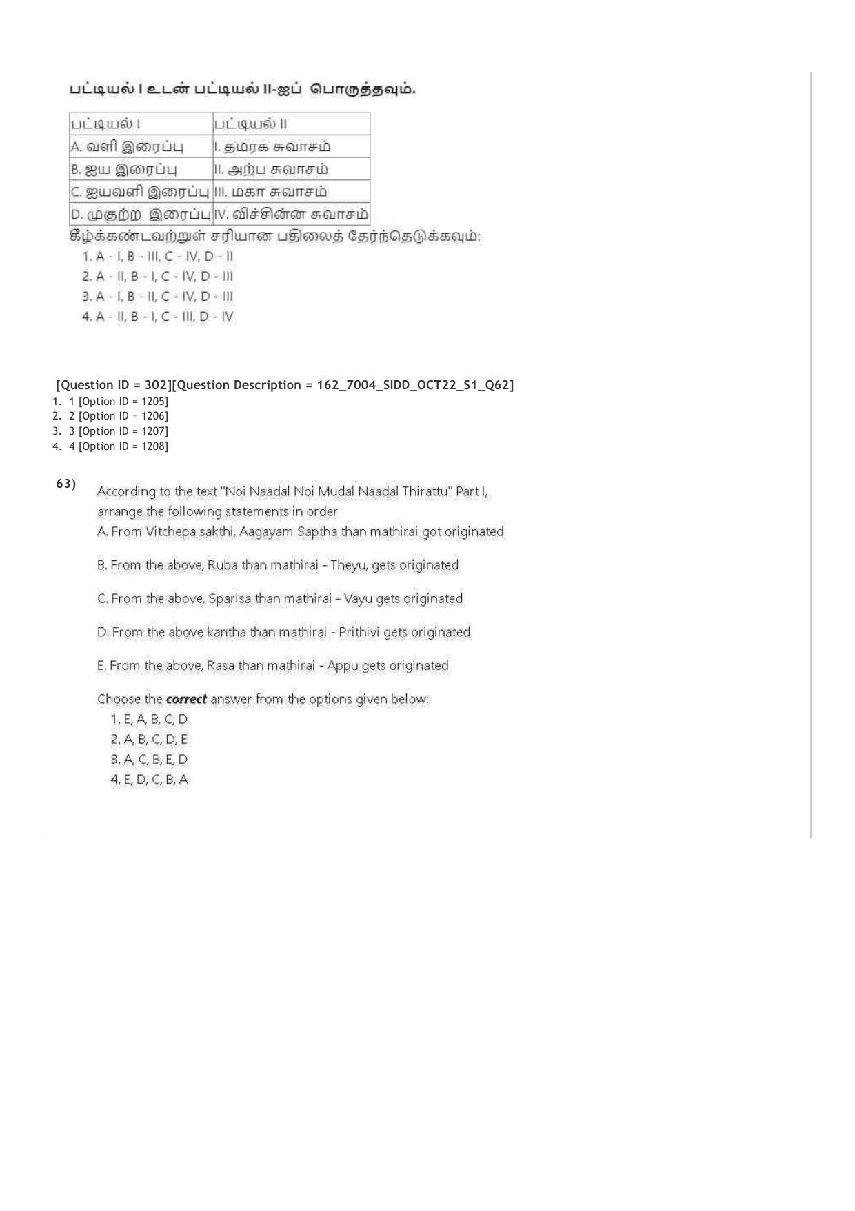 AIAPGET 2022 Siddha Question Paper - Page 36