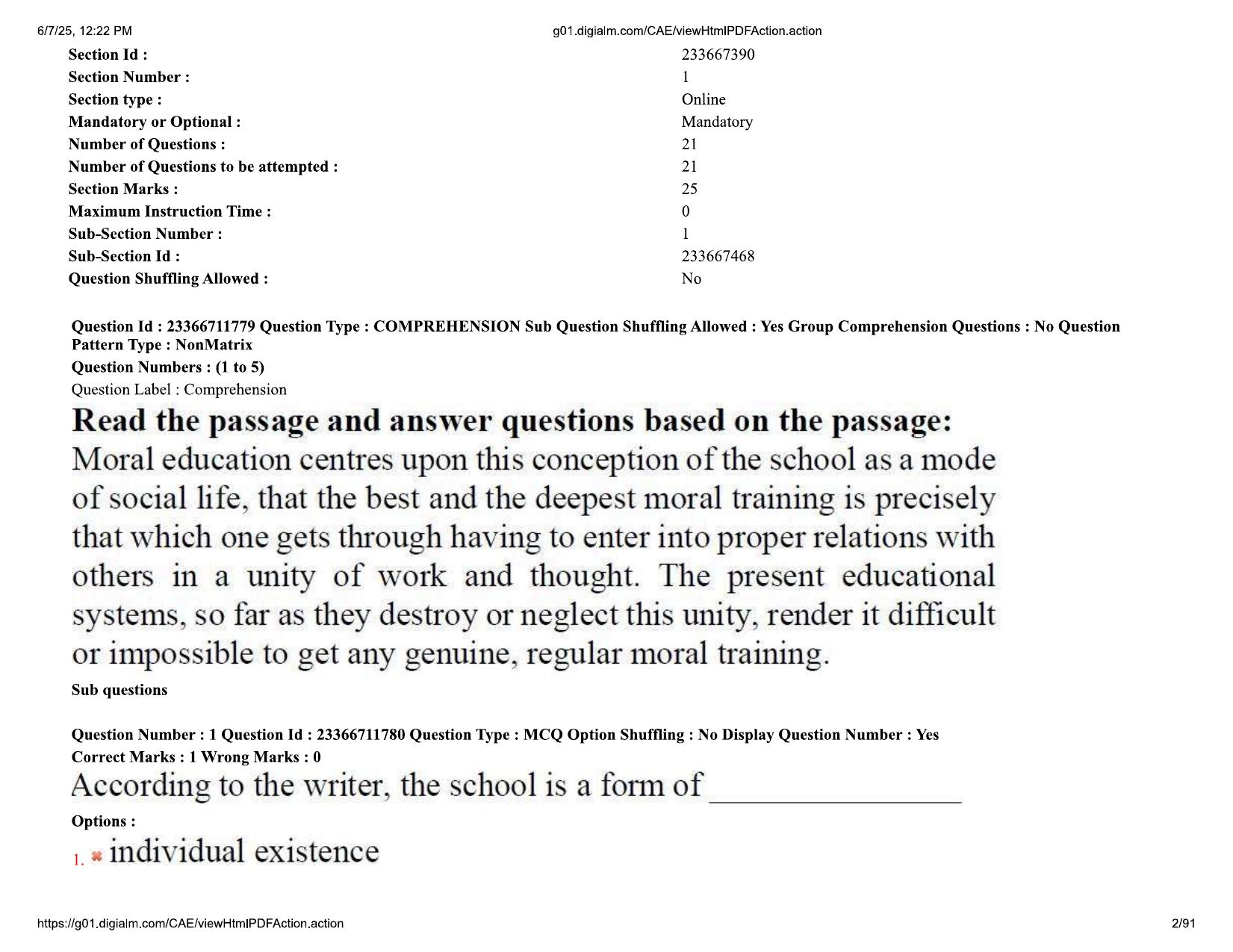 AP EDCET 2025 Physical Science Question Paper with Answer Key (English) - Page 2
