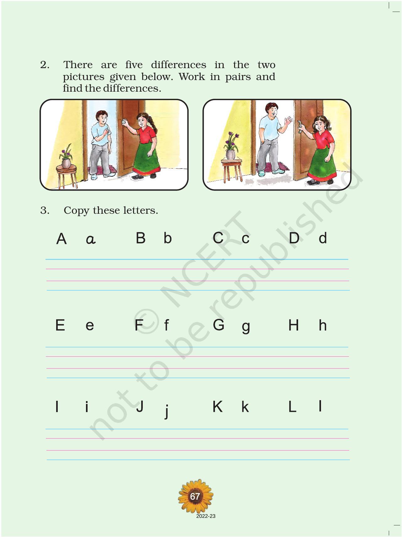 NCERT Book for Class 1 English (Raindrop):Unit 16-The Lion and The Mouse - Page 5