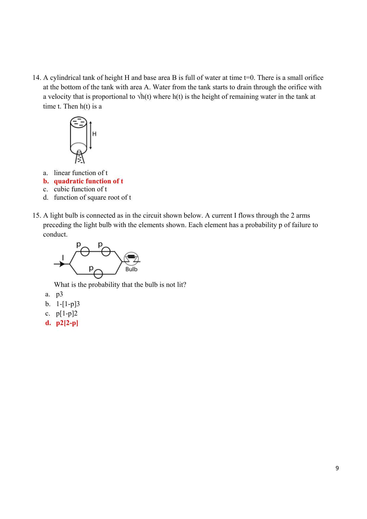 TIFR GS 2013 Biology Question Paper - Page 9