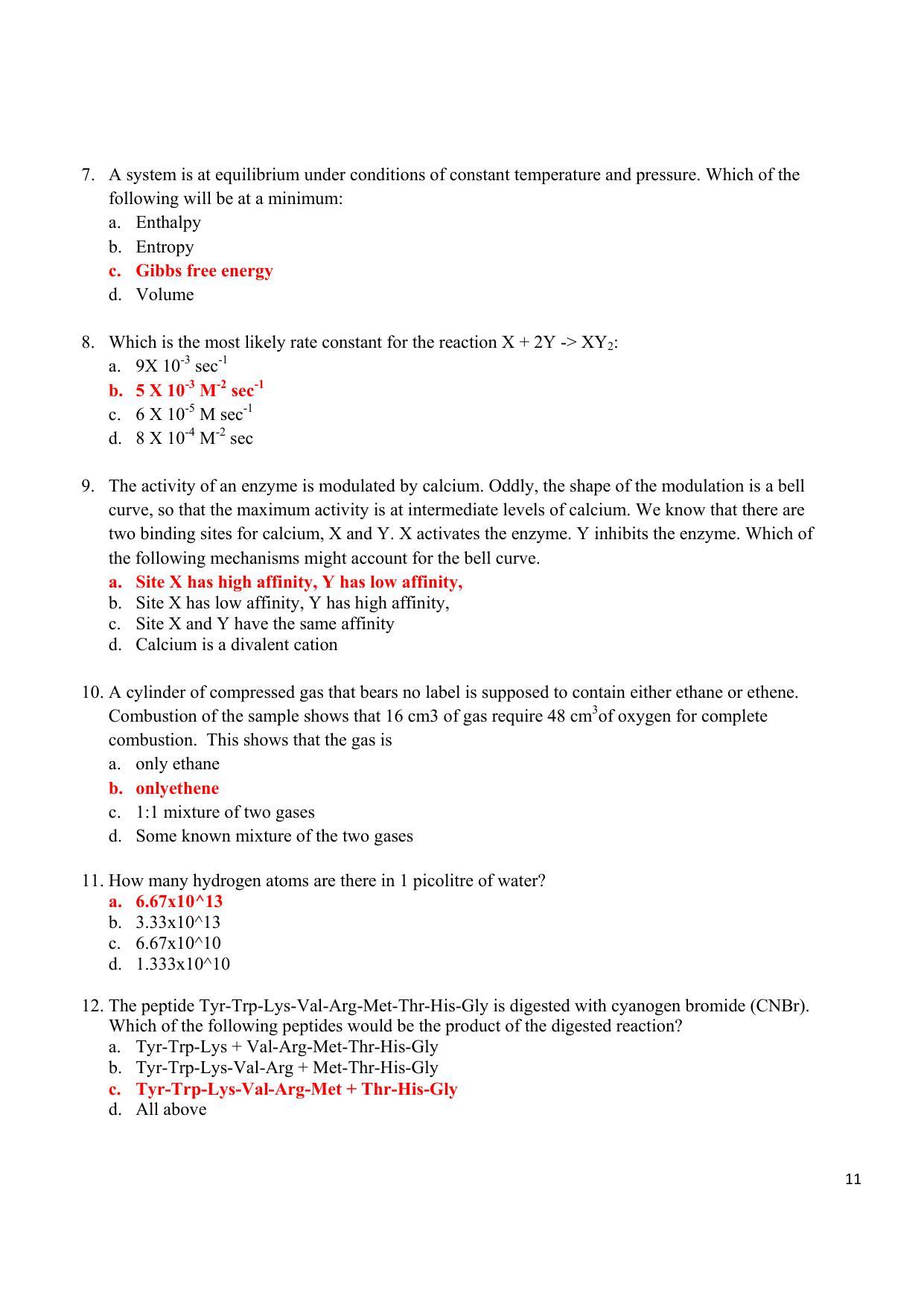 TIFR GS 2013 Biology Question Paper - Page 11