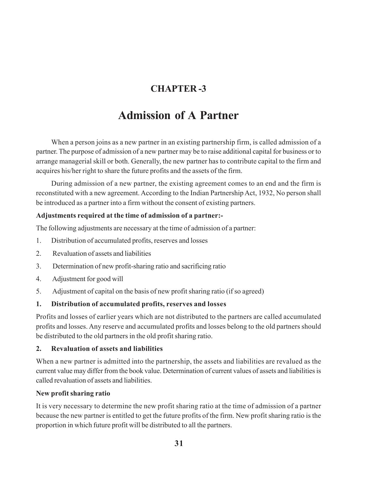 Tripura Board Class 12 Accountency English Version Workbooks - Page 35