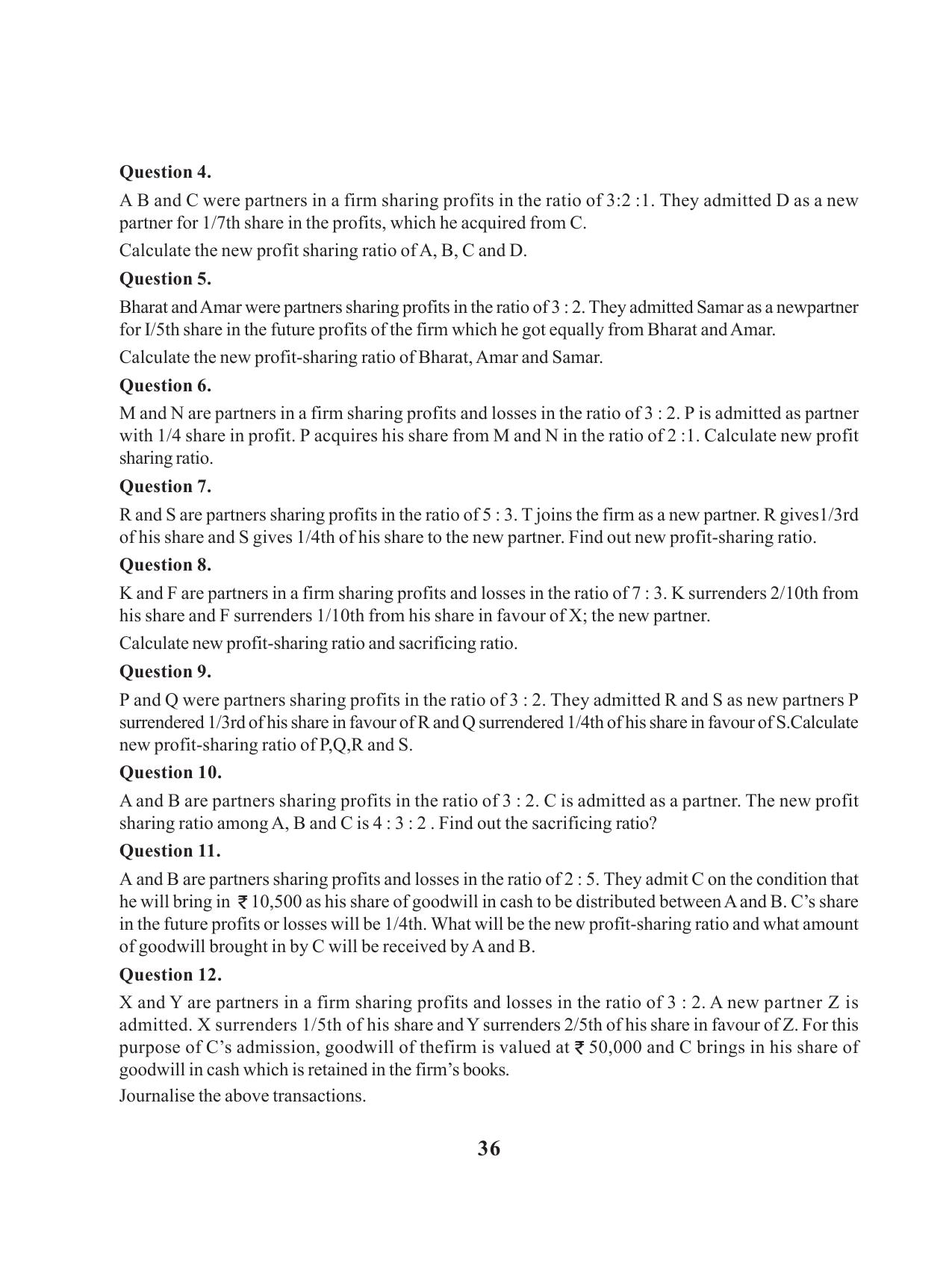 Tripura Board Class 12 Accountency English Version Workbooks - Page 40