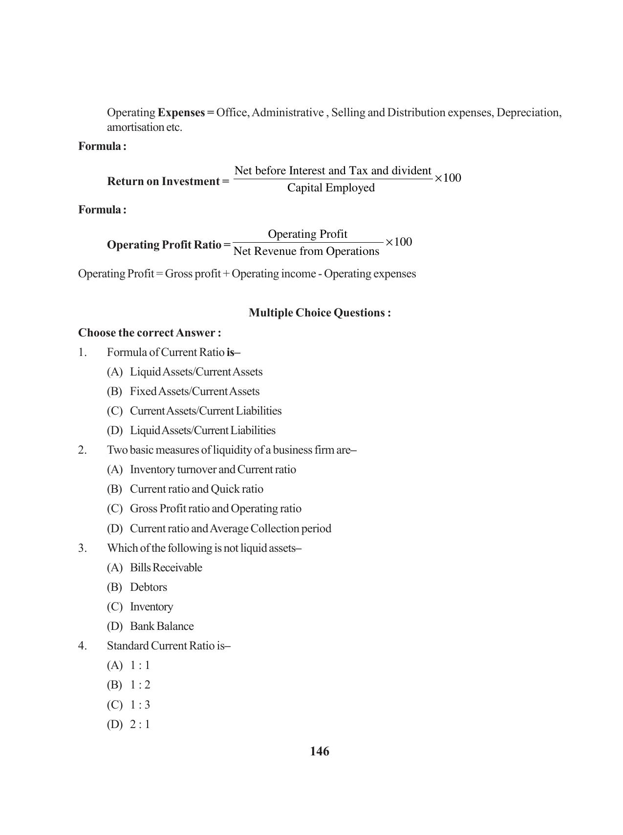 Tripura Board Class 12 Accountency English Version Workbooks - Page 150