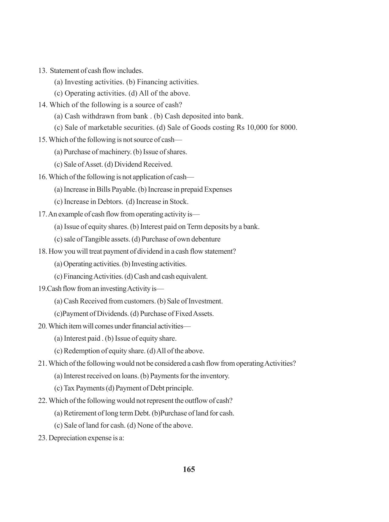 Tripura Board Class 12 Accountency English Version Workbooks - Page 169