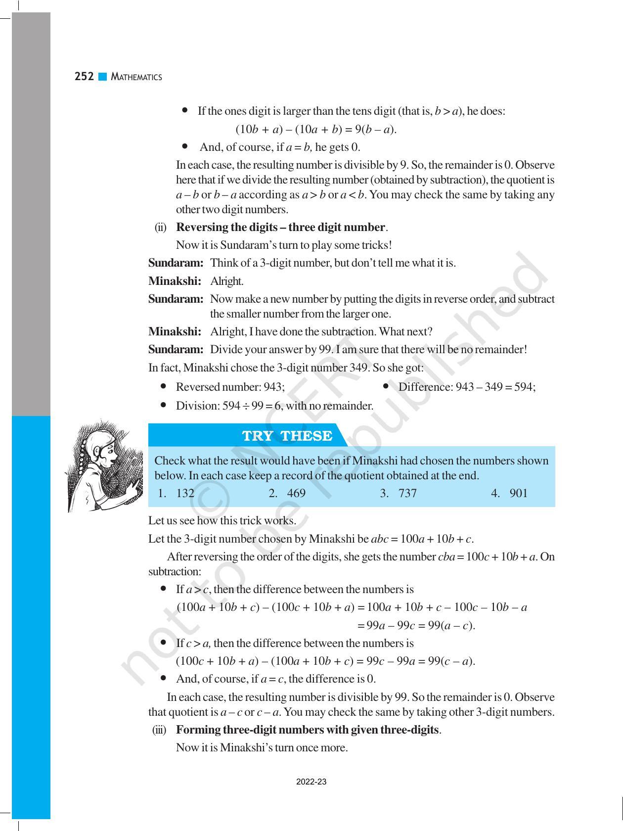 NCERT Book for Class 8 Maths Chapter 16 Playing with Numbers
