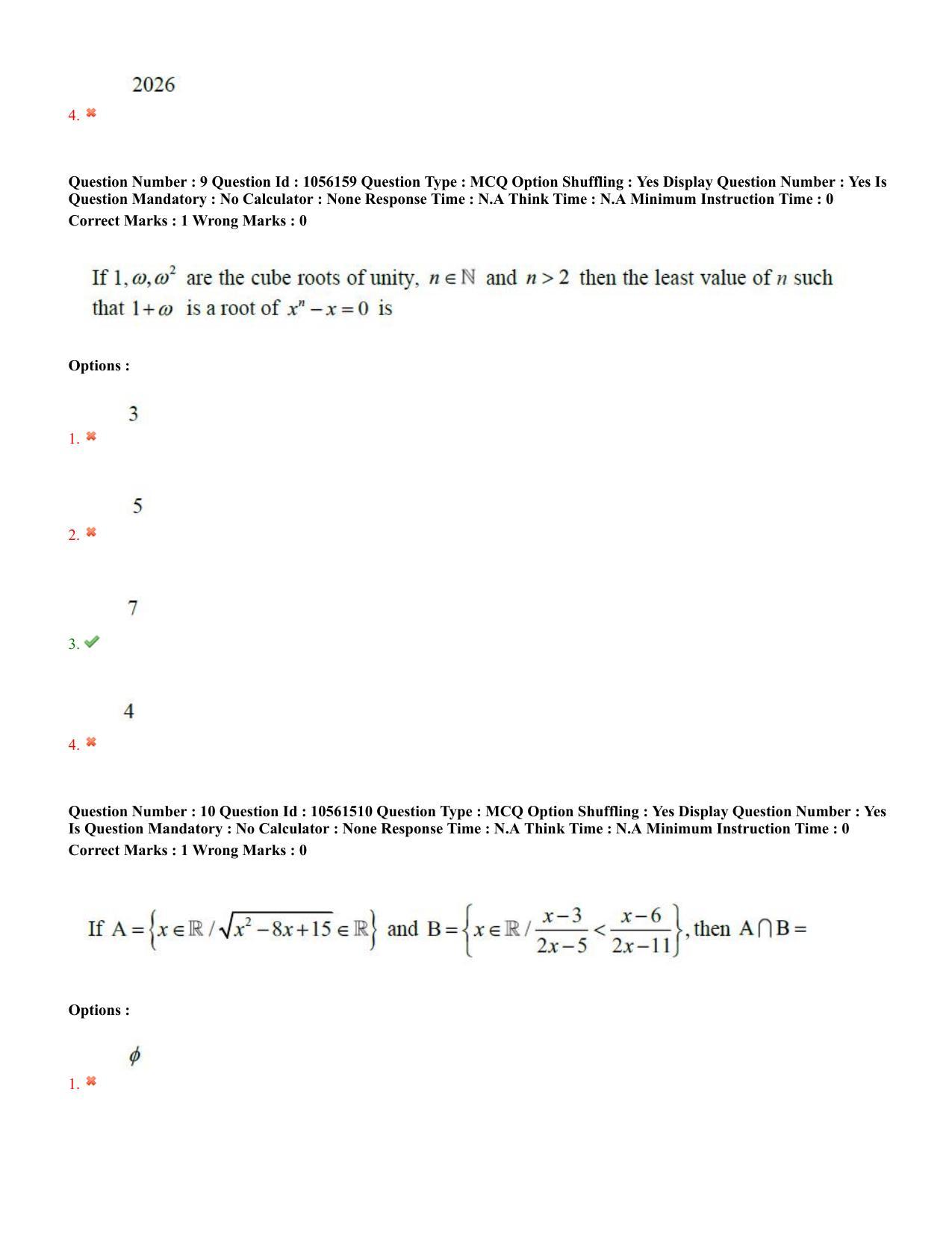 TS EAMCET 2022 Engineering  Question Paper with Key (18 July 2022 Forenoon (English )) - Page 7