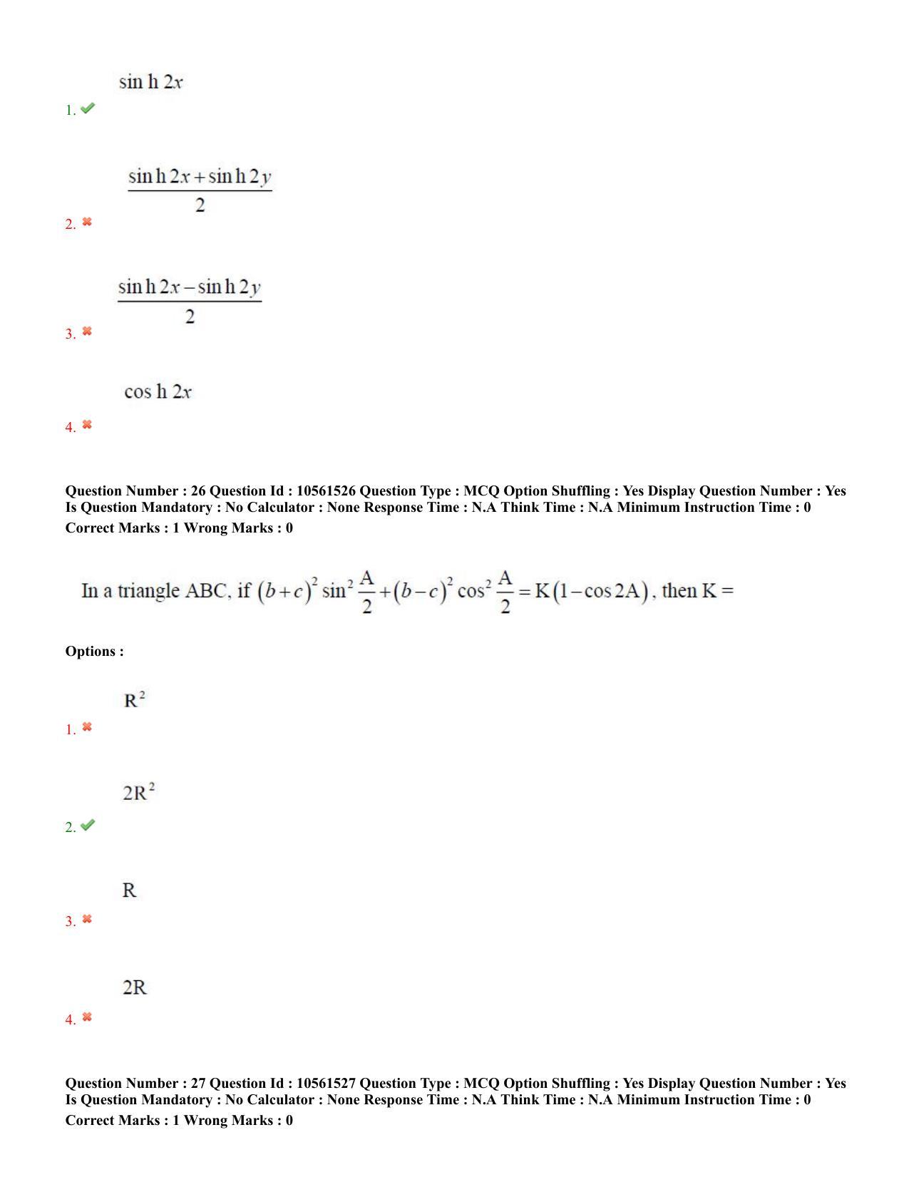 TS EAMCET 2022 Engineering  Question Paper with Key (18 July 2022 Forenoon (English )) - Page 18