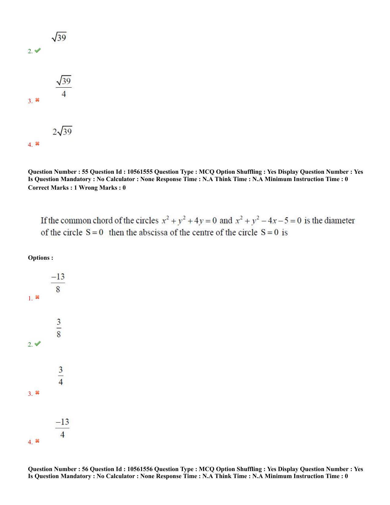 TS EAMCET 2022 Engineering  Question Paper with Key (18 July 2022 Forenoon (English )) - Page 36