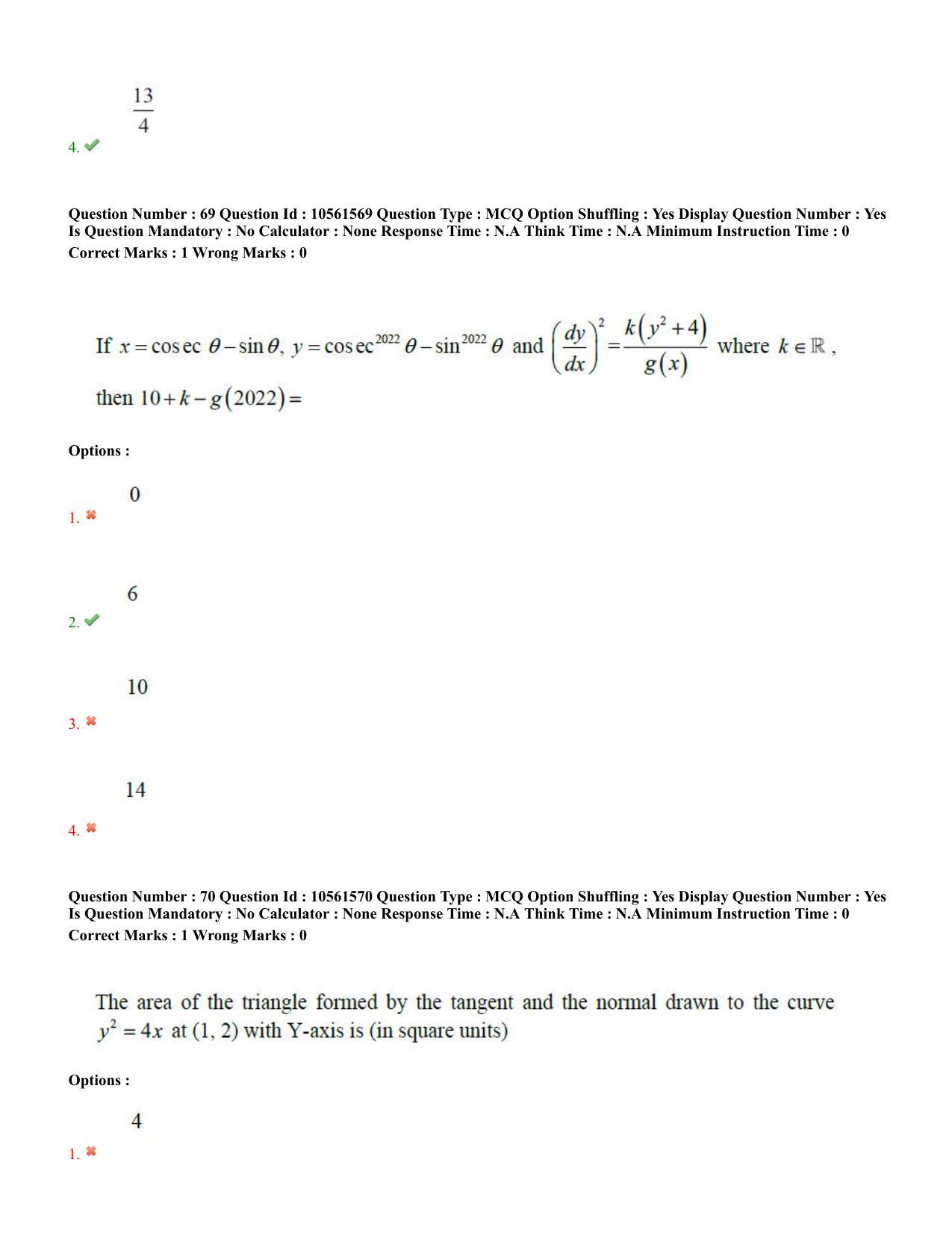 TS EAMCET 2022 Engineering  Question Paper with Key (18 July 2022 Forenoon (English )) - Page 45