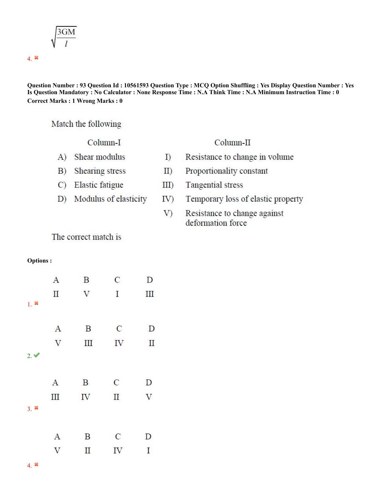 TS EAMCET 2022 Engineering  Question Paper with Key (18 July 2022 Forenoon (English )) - Page 61