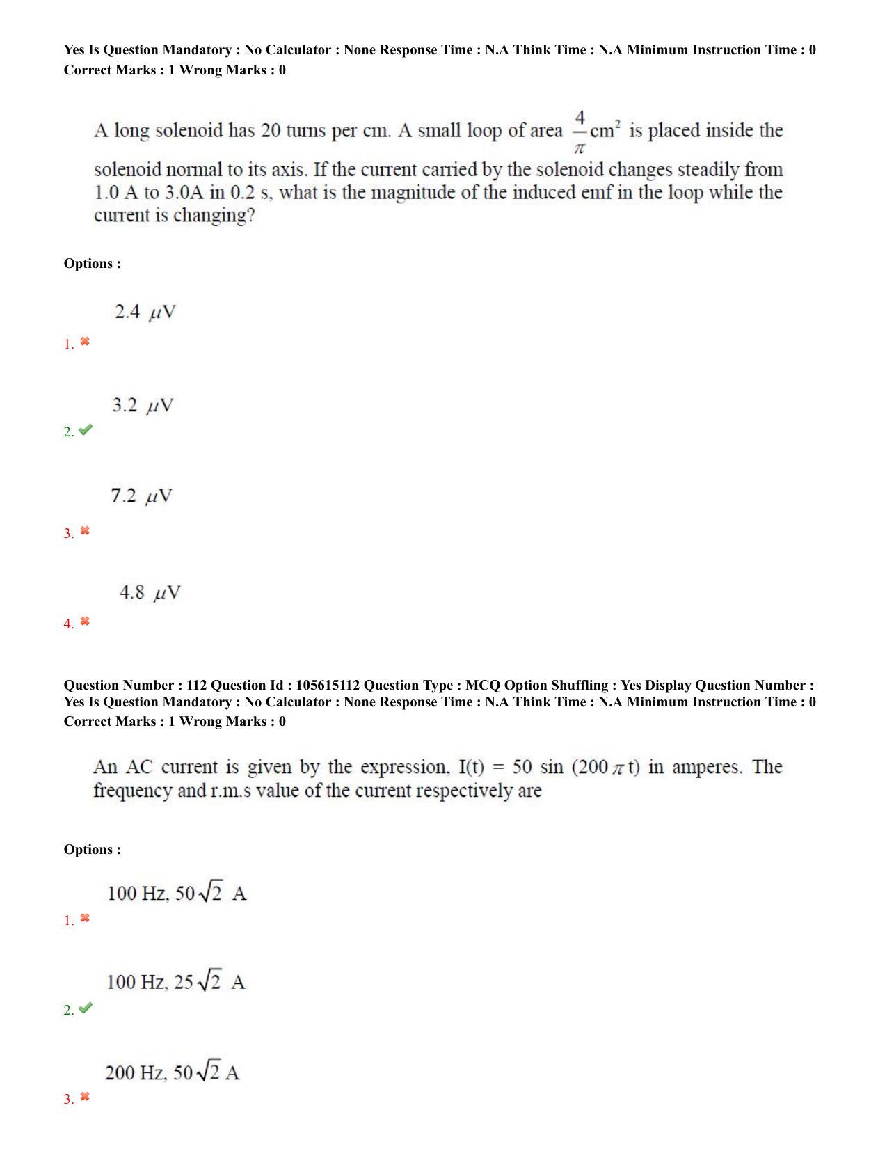 TS EAMCET 2022 Engineering  Question Paper with Key (18 July 2022 Forenoon (English )) - Page 73