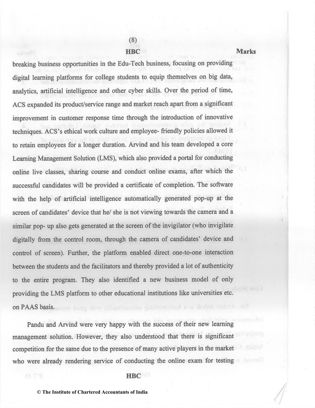 CA Final May 2022 Question Paper - Paper 6D – Economic Laws - Page 8