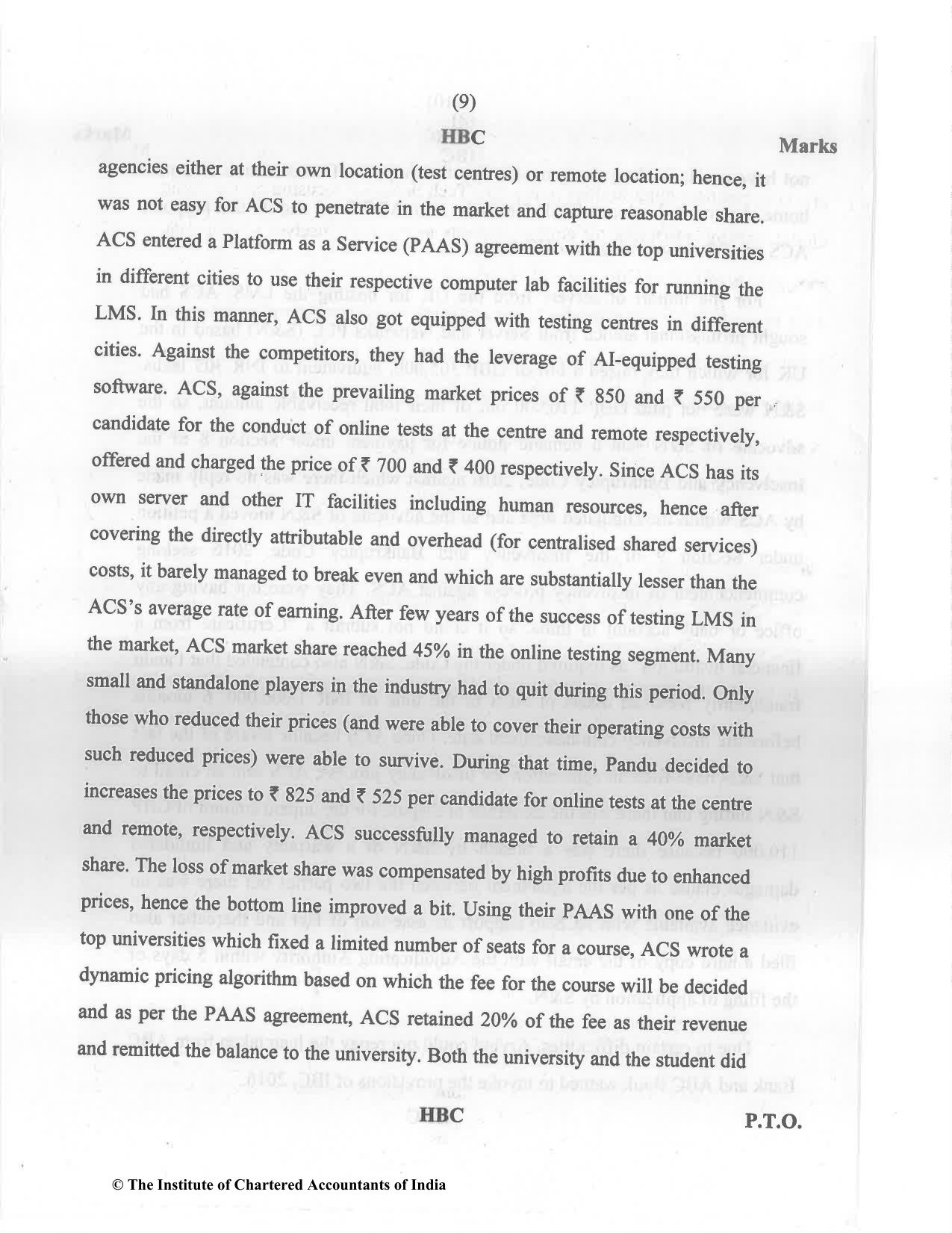 CA Final May 2022 Question Paper - Paper 6D – Economic Laws - Page 9