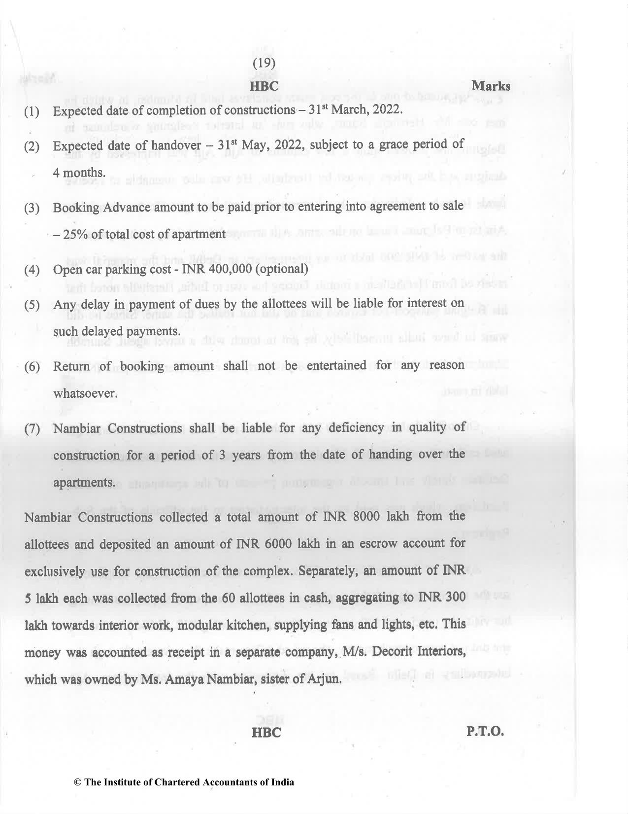 CA Final May 2022 Question Paper - Paper 6D – Economic Laws - Page 19
