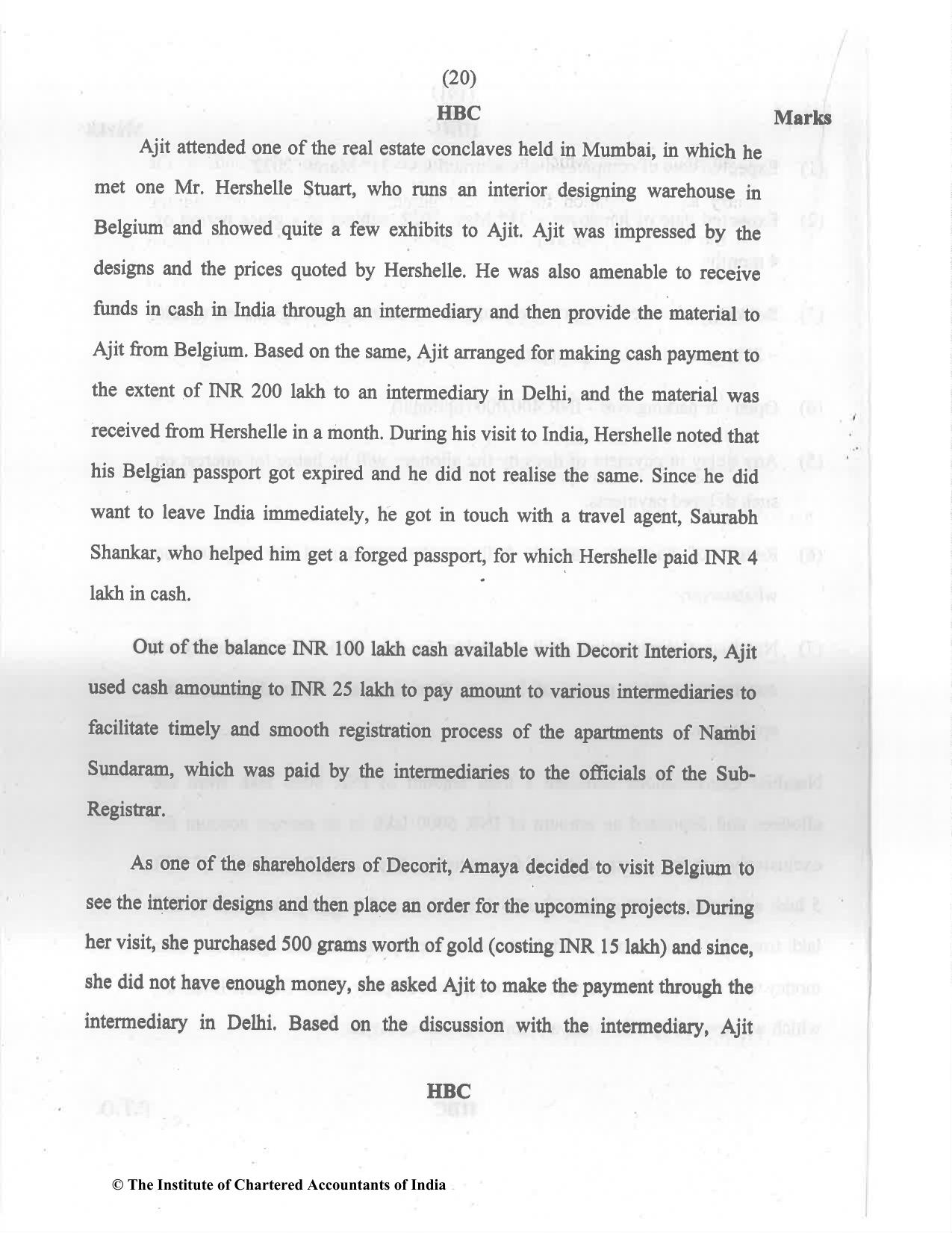 CA Final May 2022 Question Paper - Paper 6D – Economic Laws - Page 20
