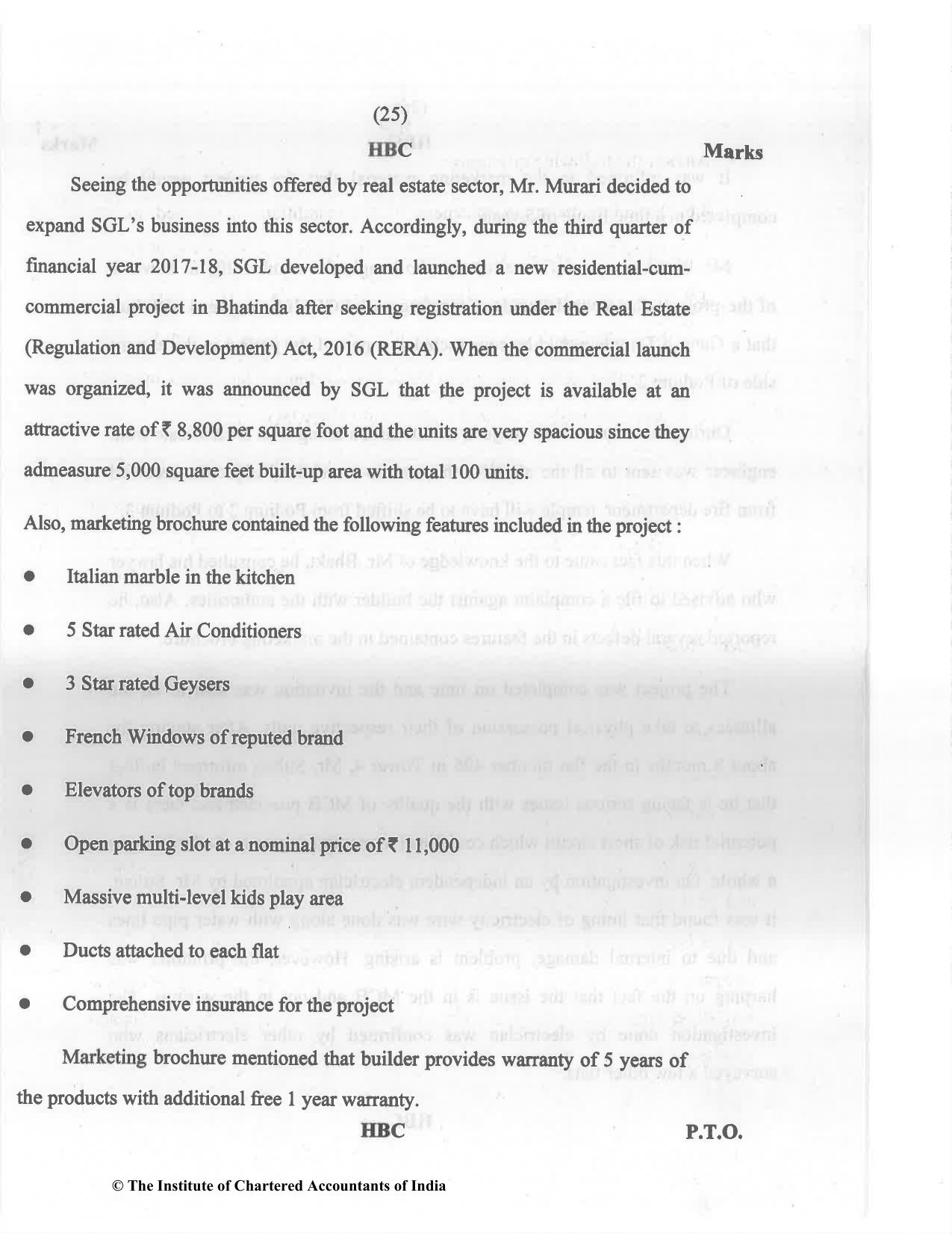 CA Final May 2022 Question Paper - Paper 6D – Economic Laws - Page 25