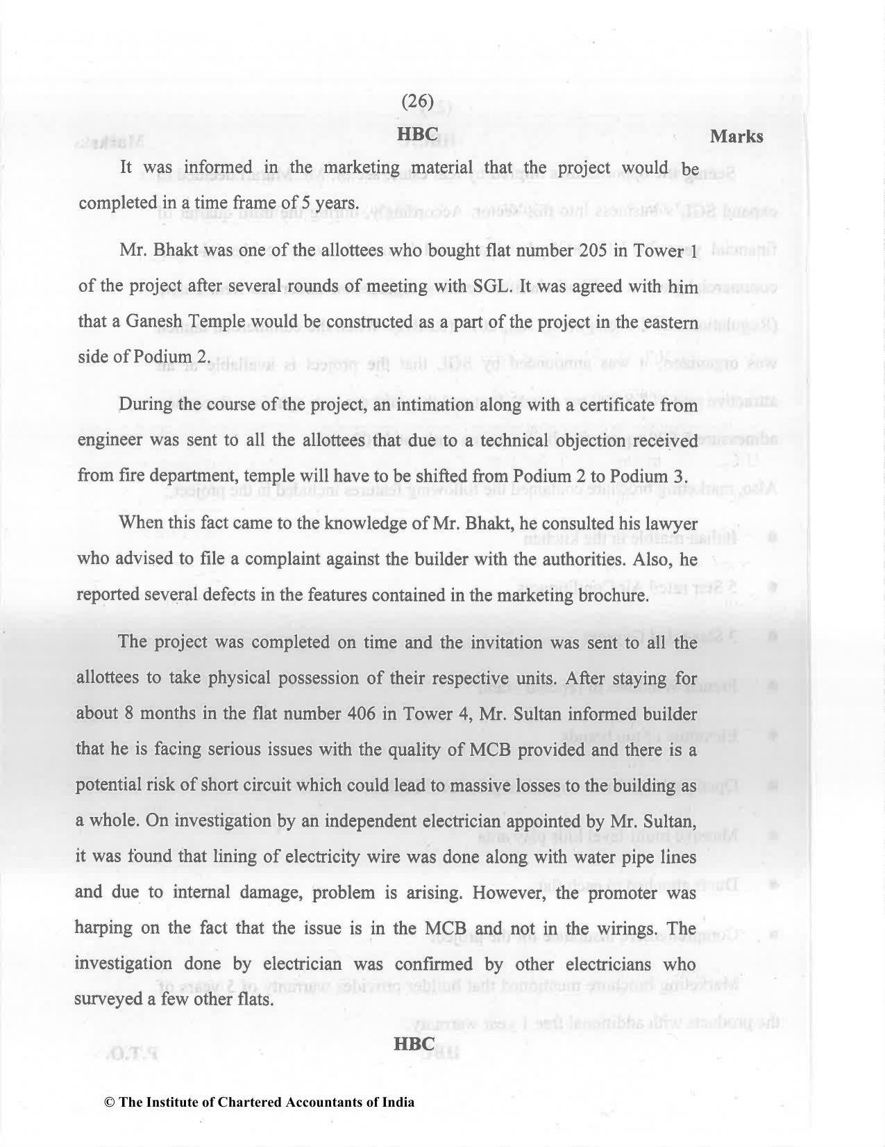 CA Final May 2022 Question Paper - Paper 6D – Economic Laws - Page 26