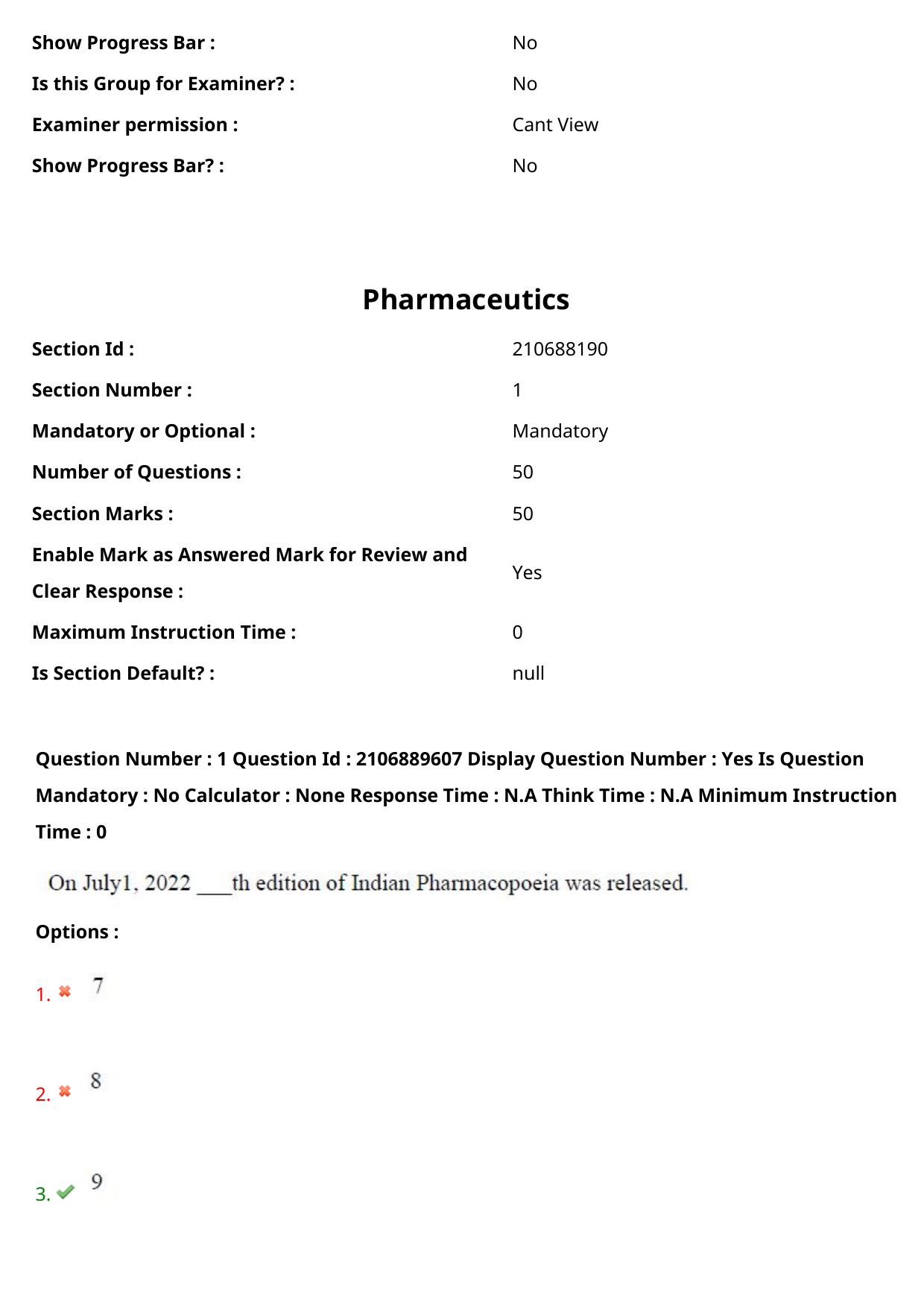 AP ECET 2024 Pharmacy (Shift 2) Question Paper wth Key - Page 2