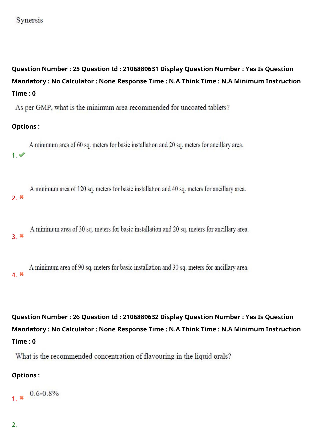 AP ECET 2024 Pharmacy (Shift 2) Question Paper wth Key - Page 16