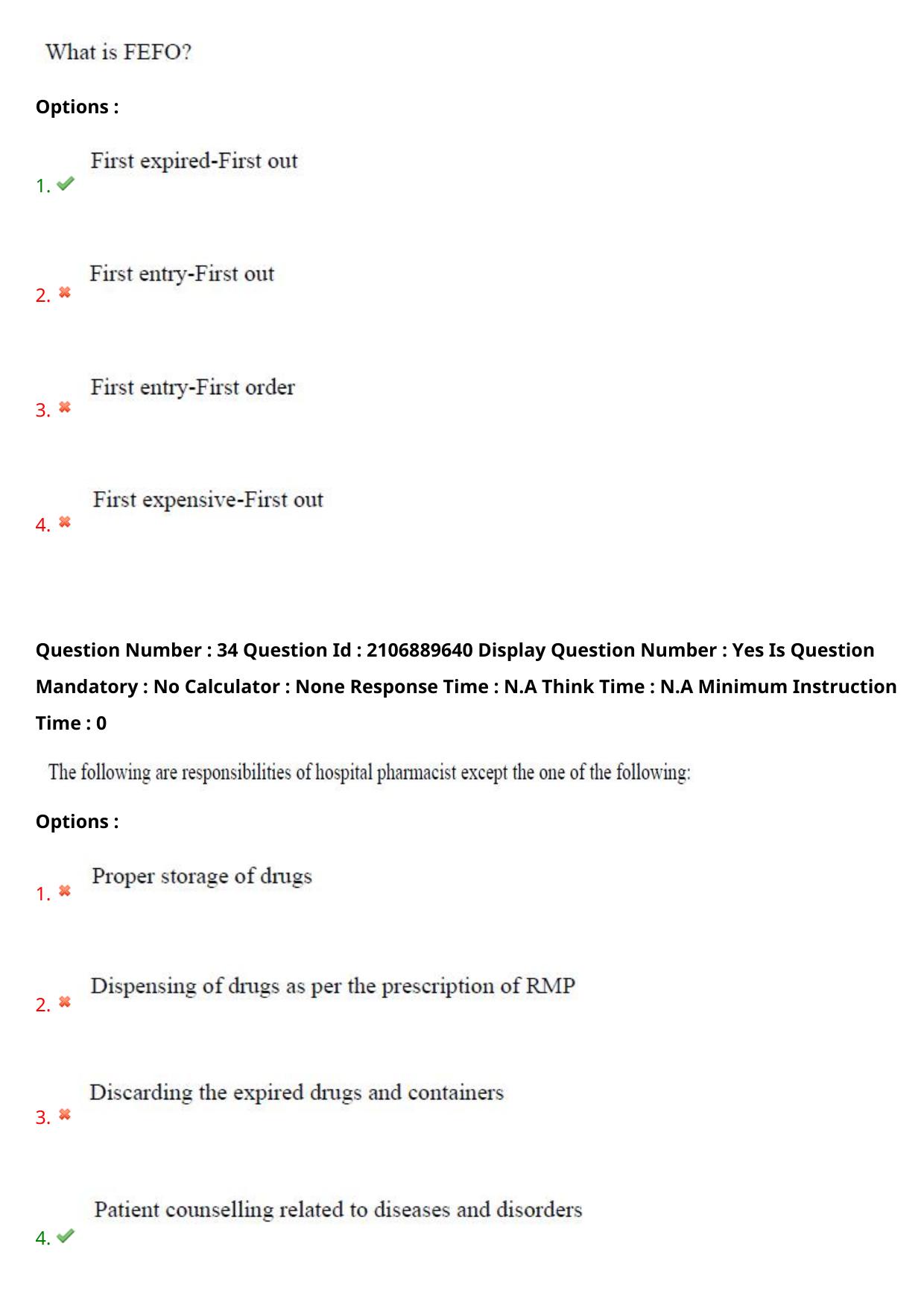 AP ECET 2024 Pharmacy (Shift 2) Question Paper wth Key - Page 21